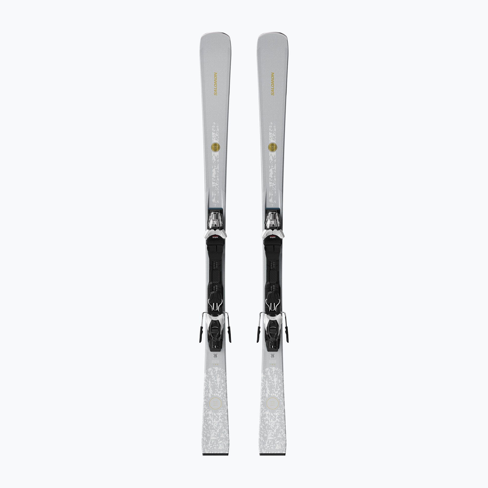 Дамски ски за спускане със ски автомати Salomon S/Max N°10   M10 GW silver met/glitter