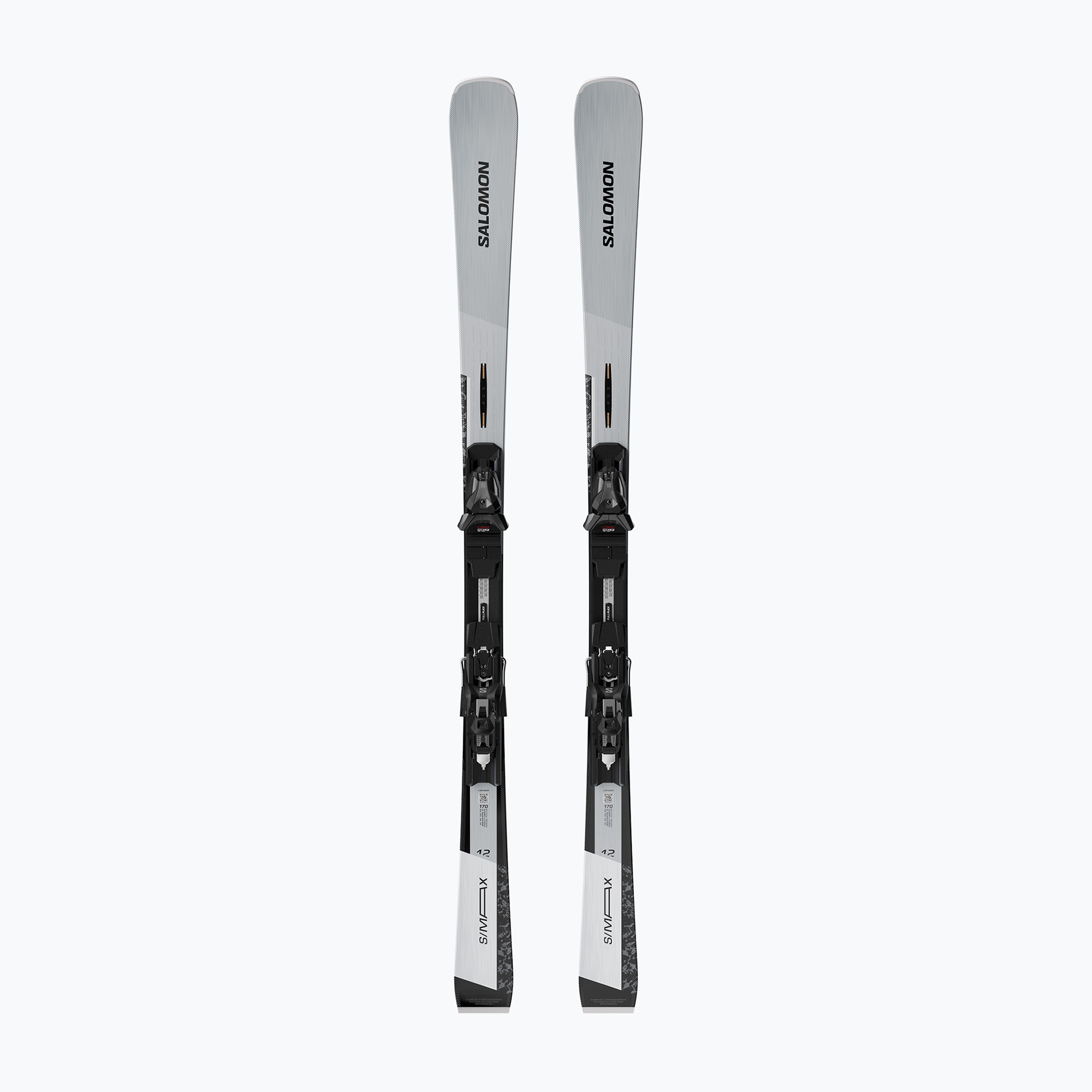 Ски за спускане със ски автомати Salomon S/Max 12   I12 GW silver/black