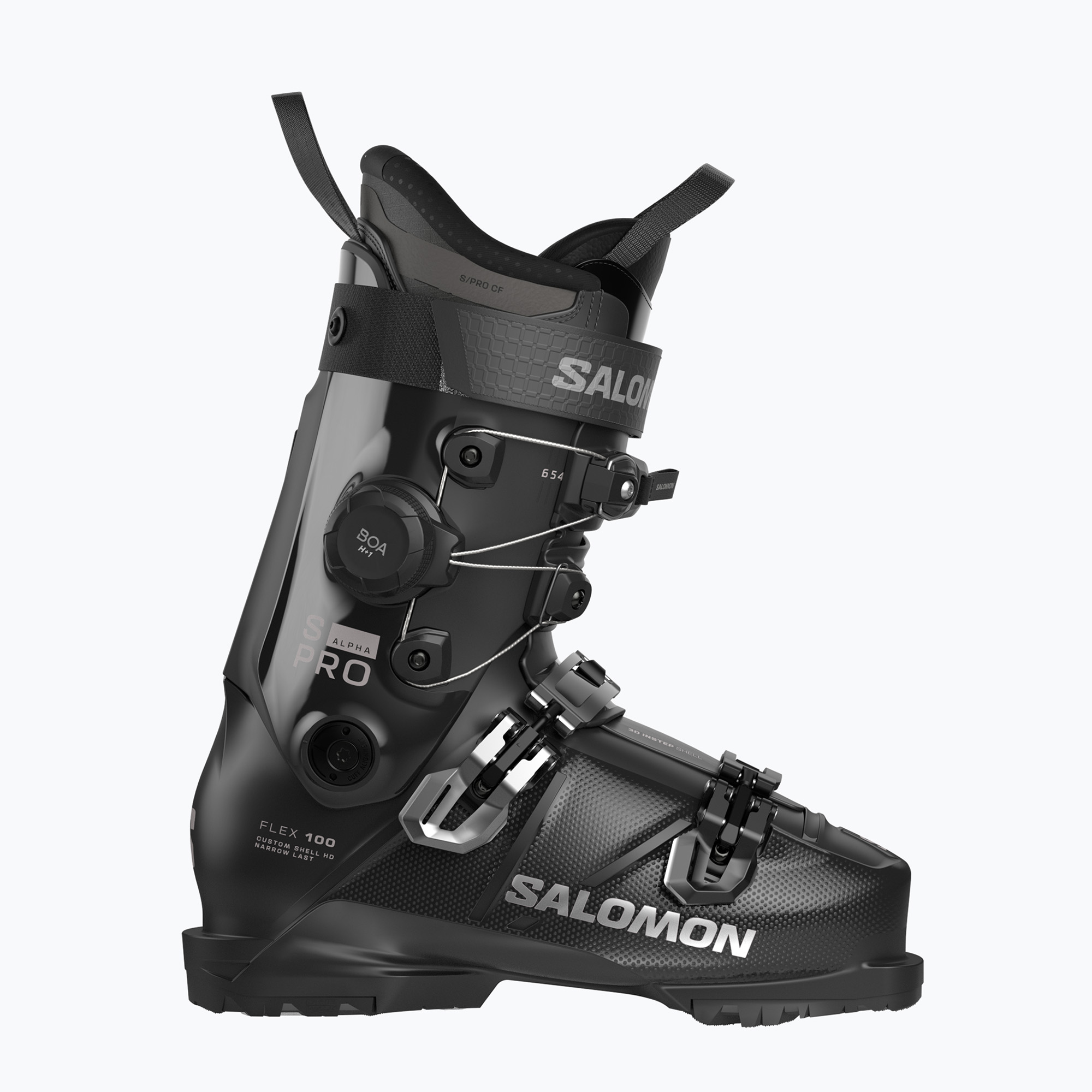 Мъжки ски обувки Salomon S/Pro Alpha C Boa 100 black/dark gray met./silver met.