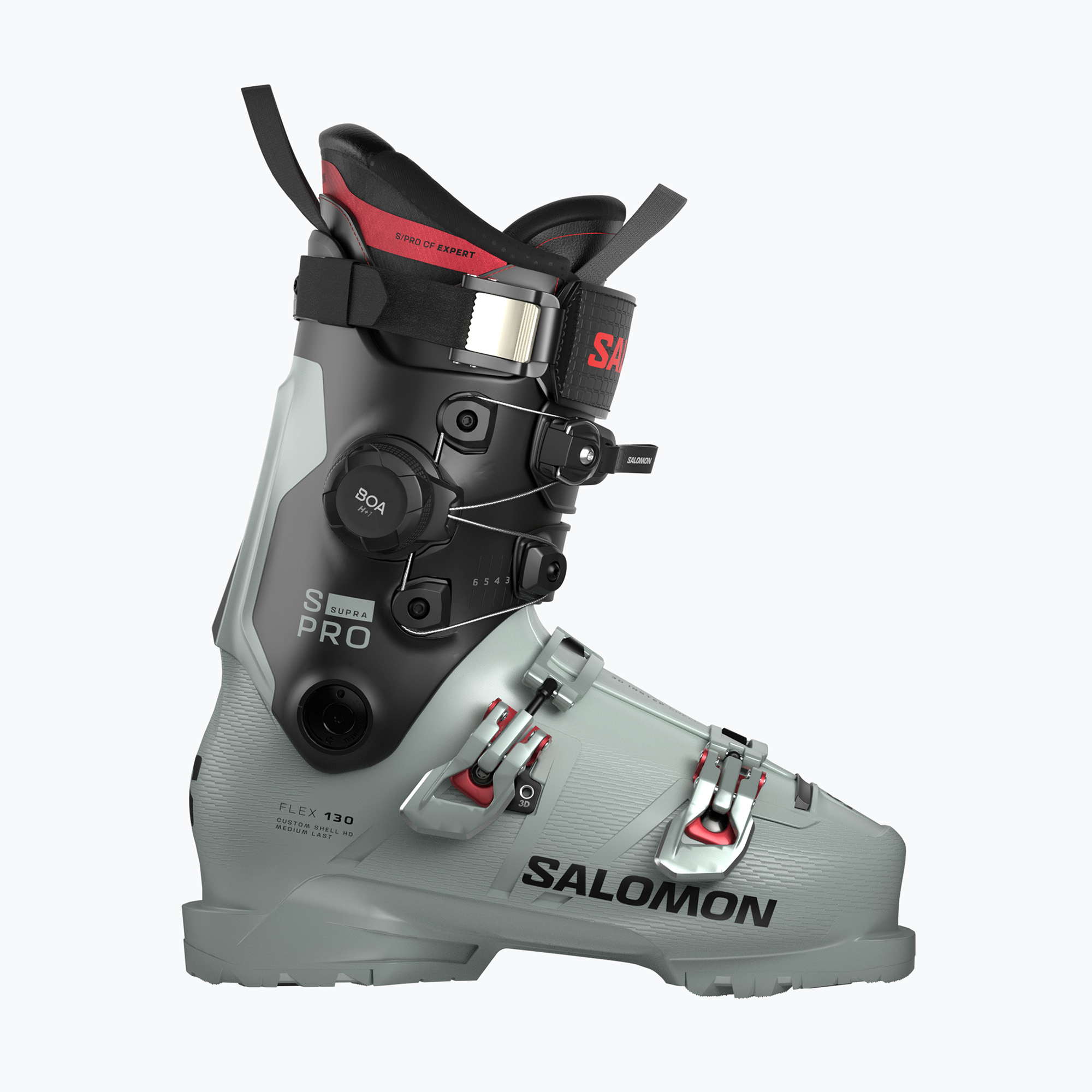 Мъжки ски обувки Salomon S/Pro Supra Boa 130 wrought iron/black/samba met.