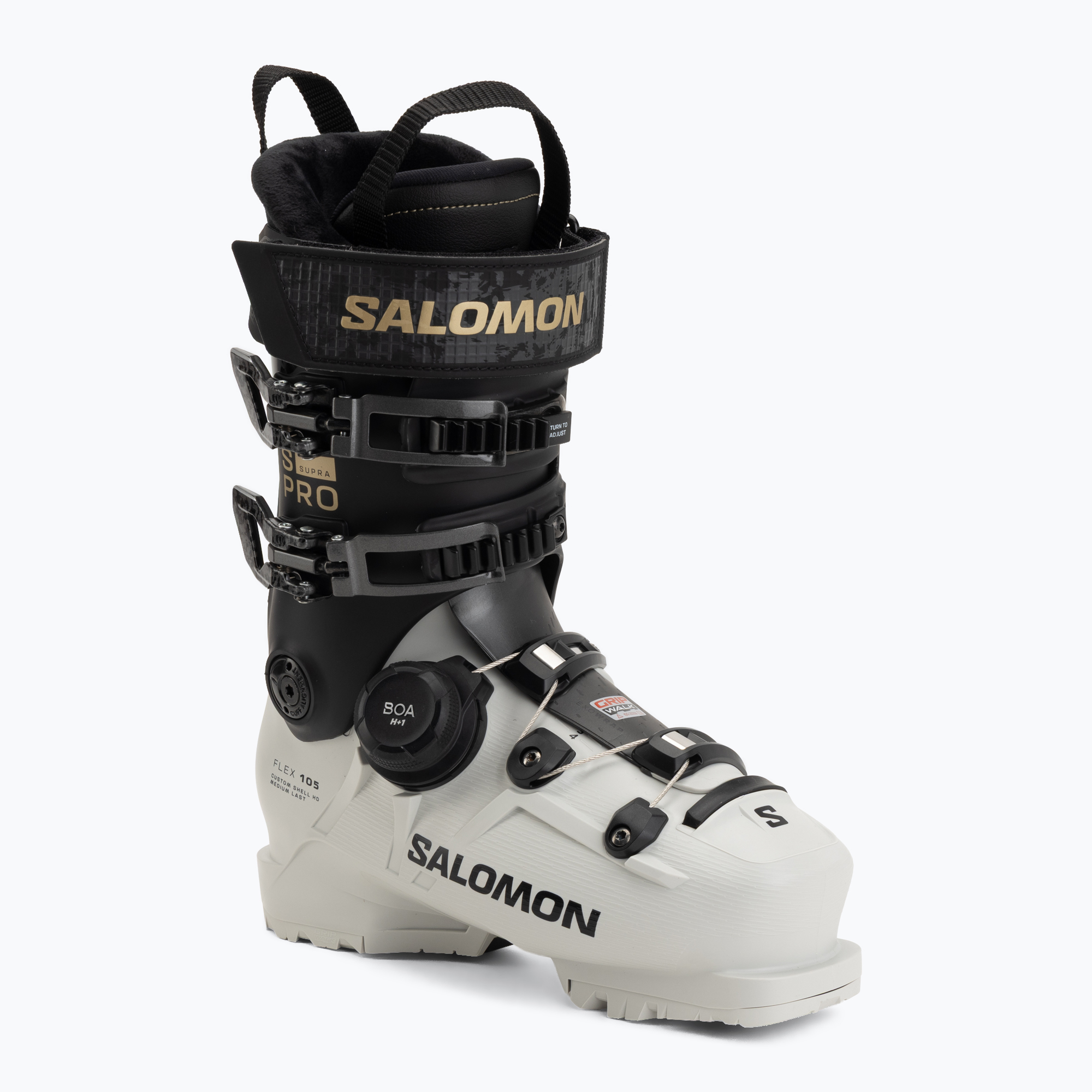 Дамски ски обувки Salomon S/PRO Supra S Boa 105 W gray aurora/black/gold met