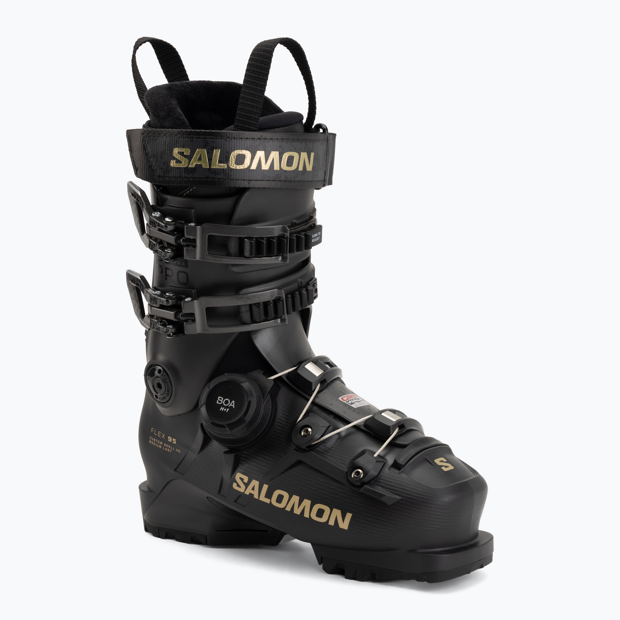 Дамски ски обувки Salomon S/PRO Supra S Boa 95 W black/beluga met/gold met