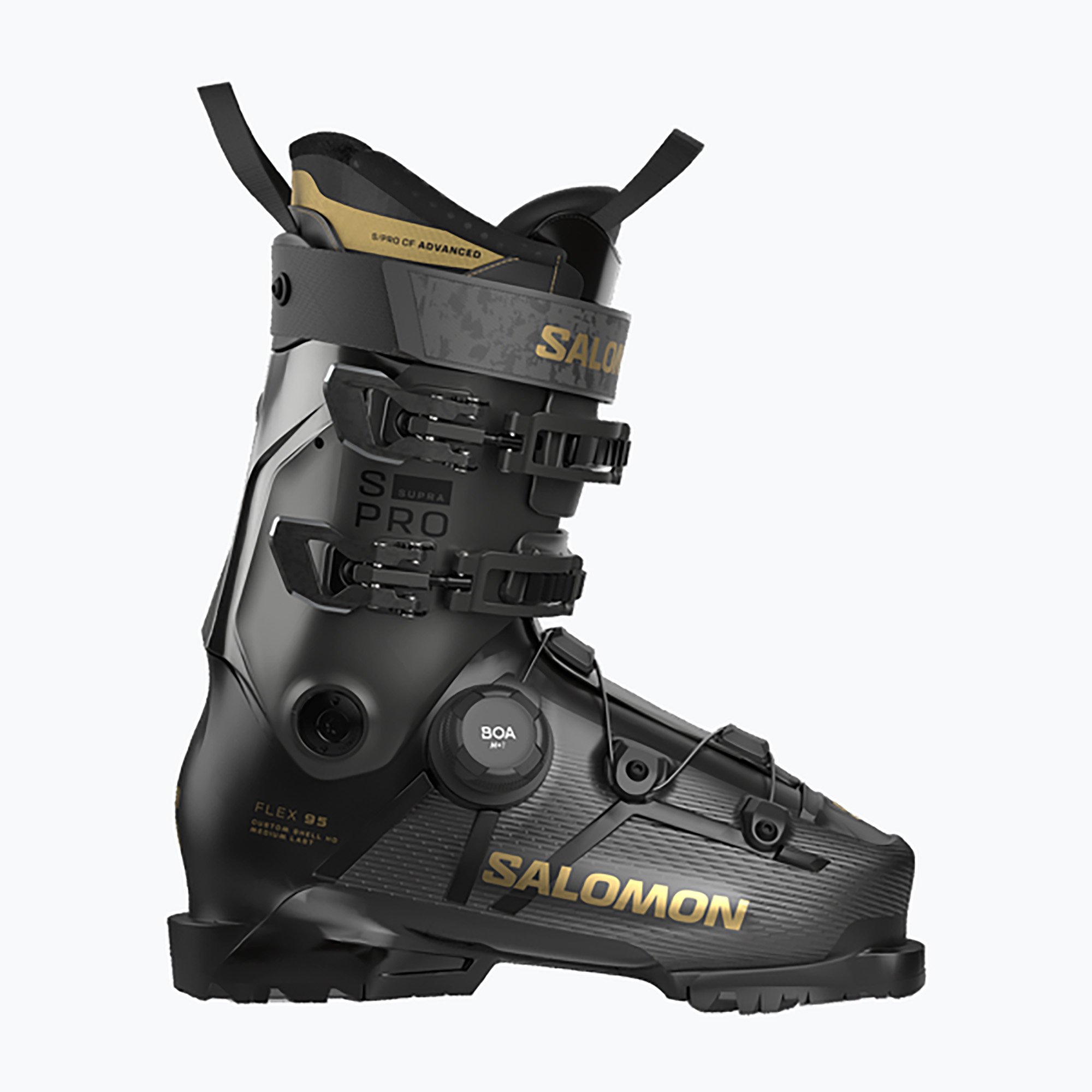 Dámské lyžařské boty Salomon S/PRO Supra S Boa 95 W black/beluga met/gold met