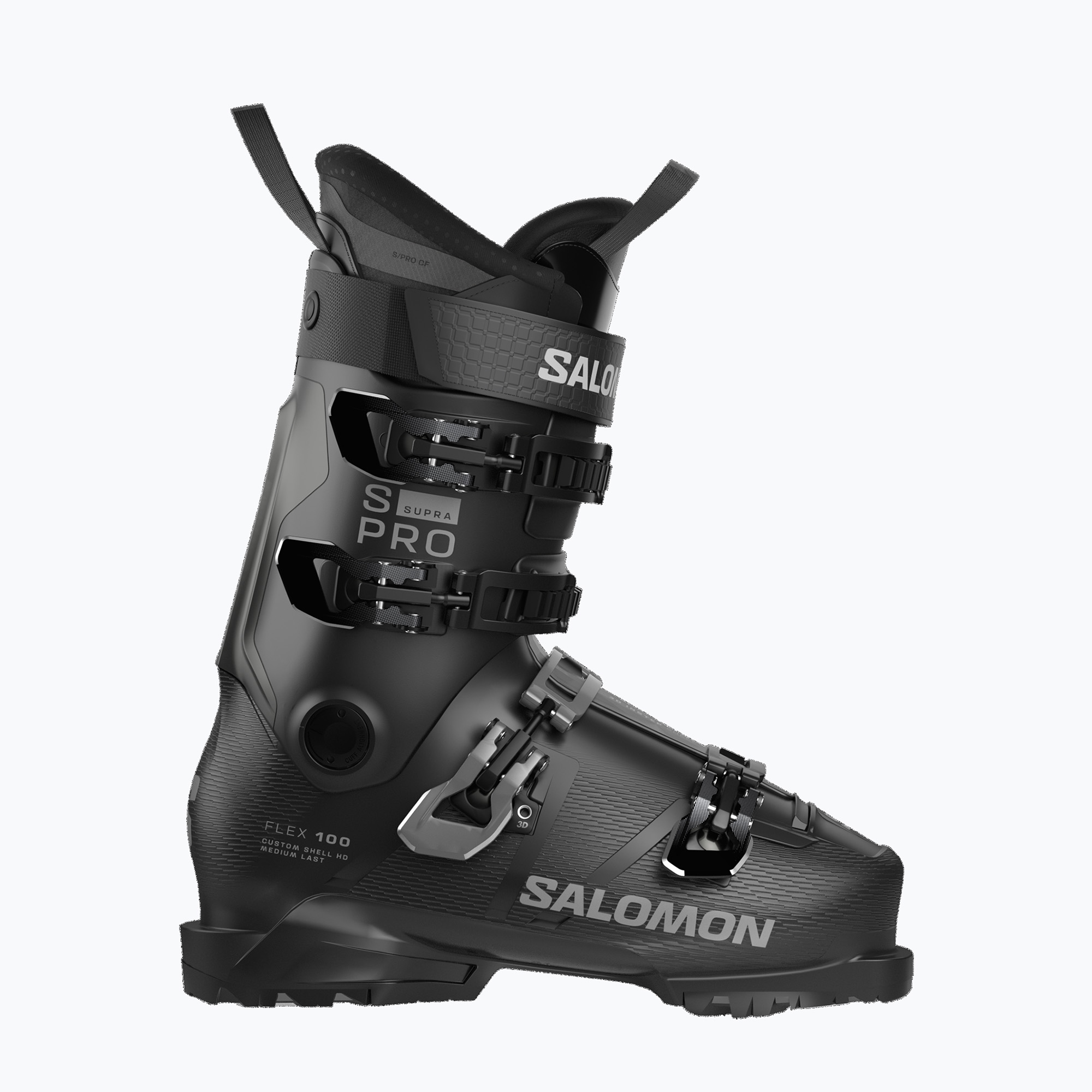 Pánské lyžařské boty Salomon S/PRO Supra 100 black/dark gray met/beluga