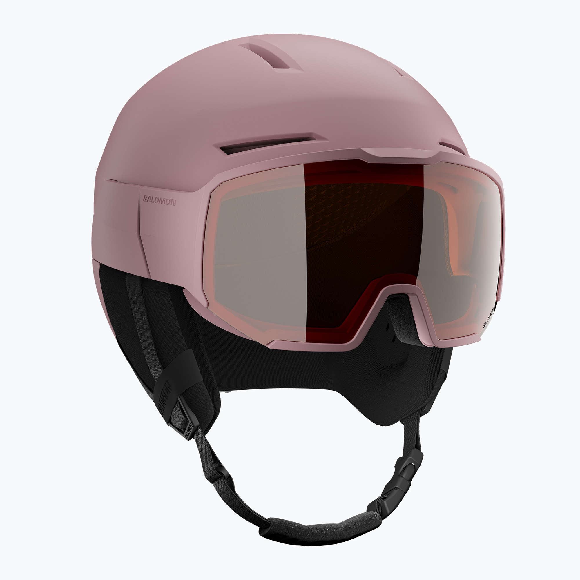 Скиорска каска Salomon Osmo Dawn Pink/Flash Tonic/Orange