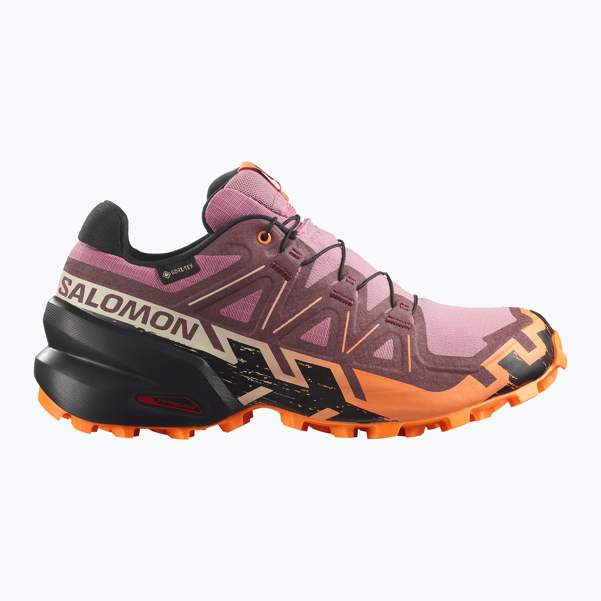 Încălțăminte de alergare pentru femei Salomon Speedcross 6 GTX dusky orchid/huckleberry