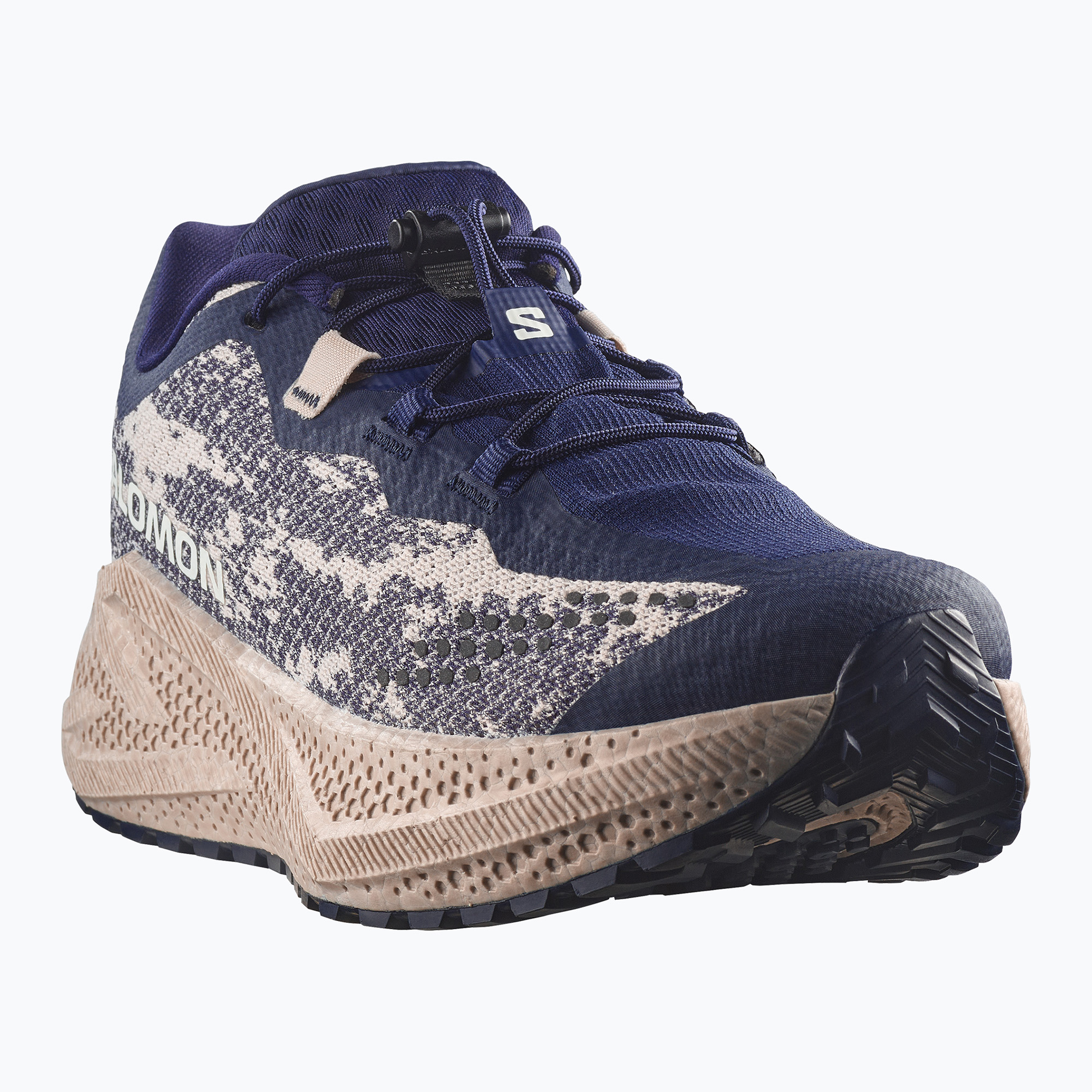 Buty do biegania męskie Salomon Aero Glide 4 GRVL maritime blue/silver cloud