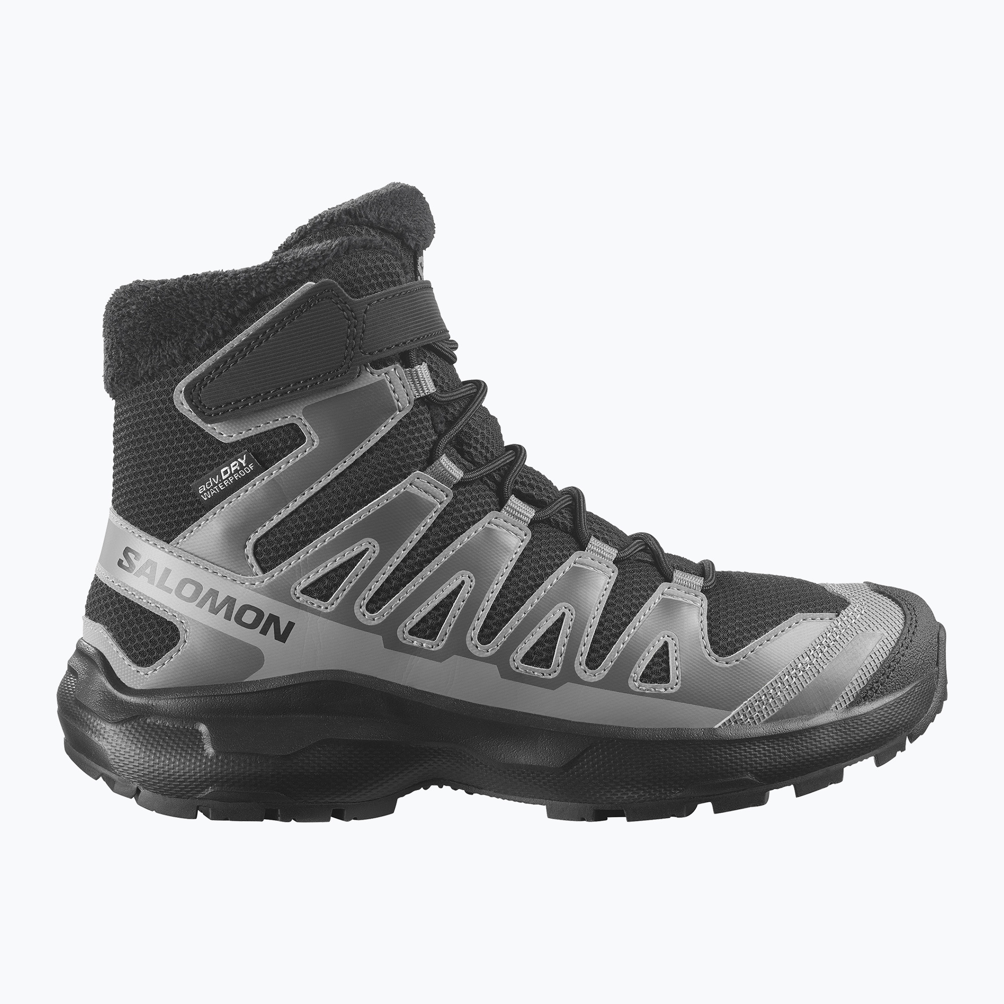 Детски туристически обувки Salomon XA Pro Winter Waterproof black/castlerock