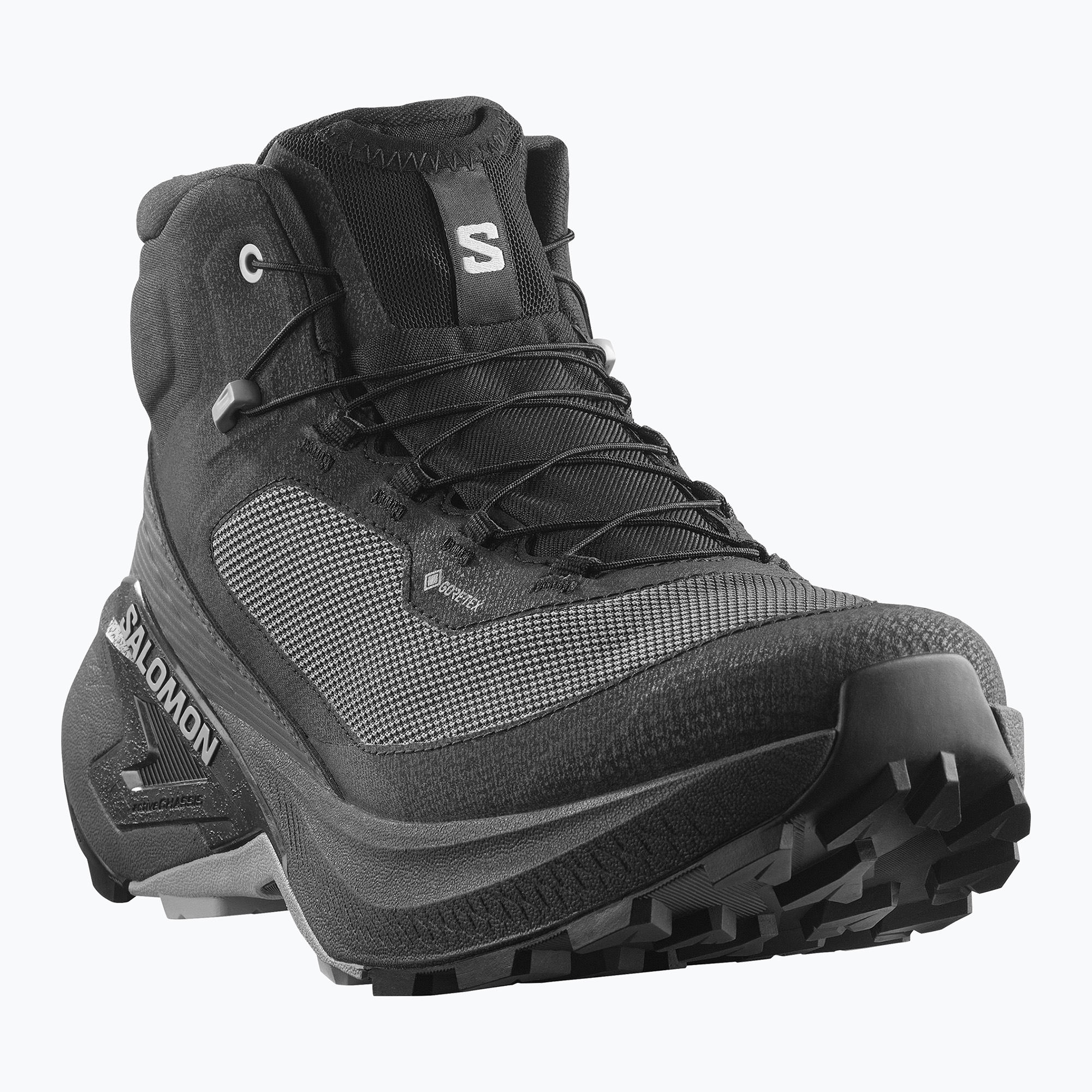 Încălțăminte de drumeție pentru bărbați Salomon Genesis Mid GTX black/asphalt