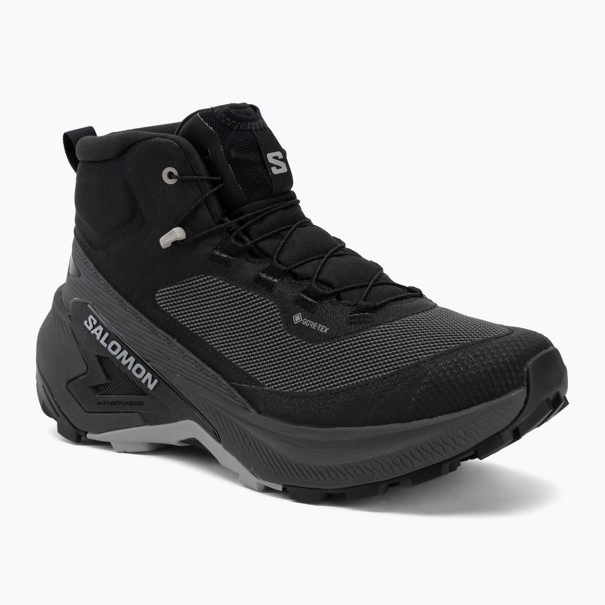 Мъжки туристически обувки Salomon Genesis Mid GTX black/asphalt