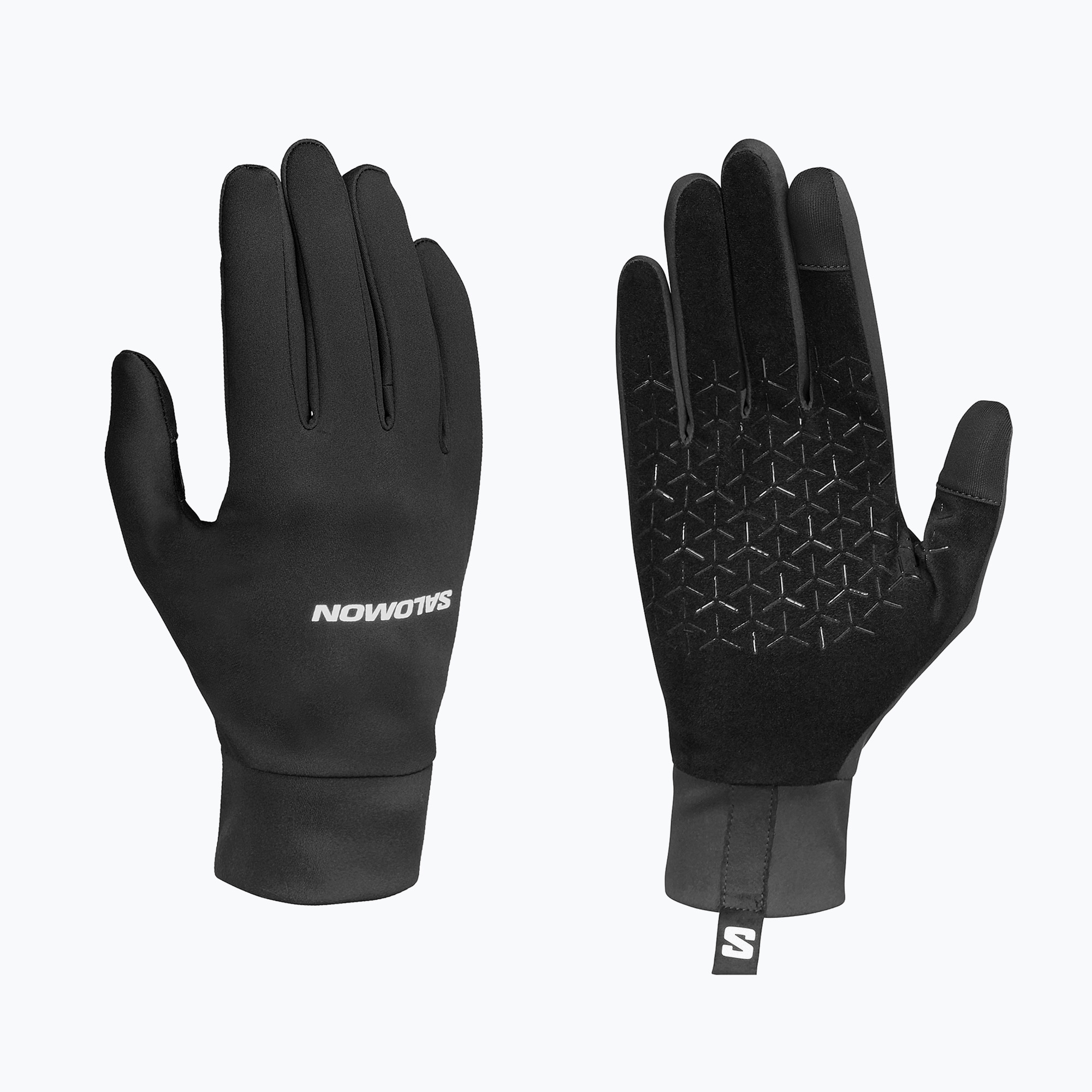 Bežecké rukavice Salomon Tech Softshell deep black