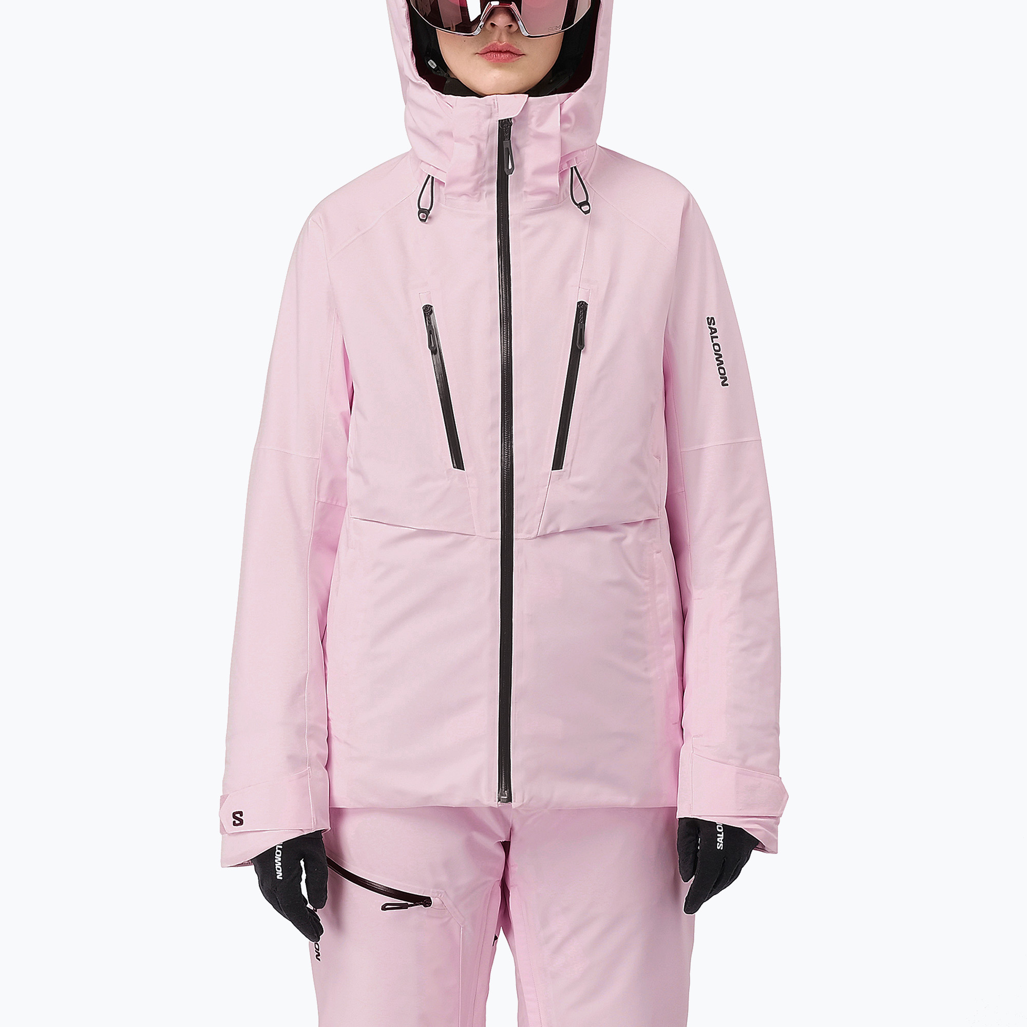 Дамско скиорско яке Salomon Brilliant 2.0 icy pink