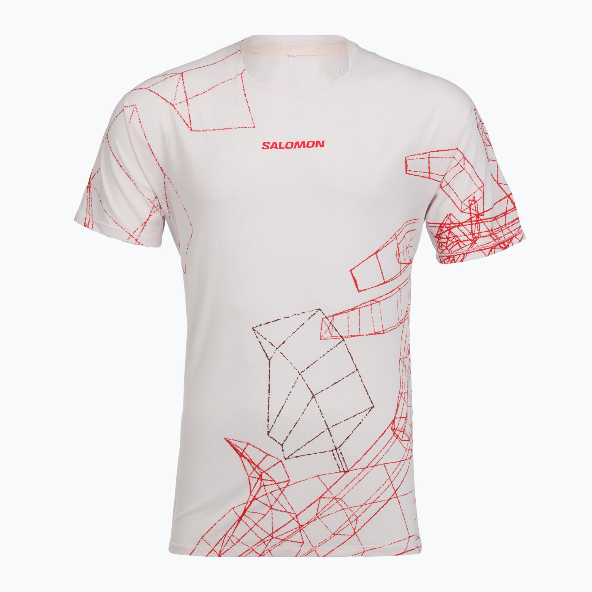 Мъжка тениска за бягане Salomon S\Lab Speed Tee SS lilac ash