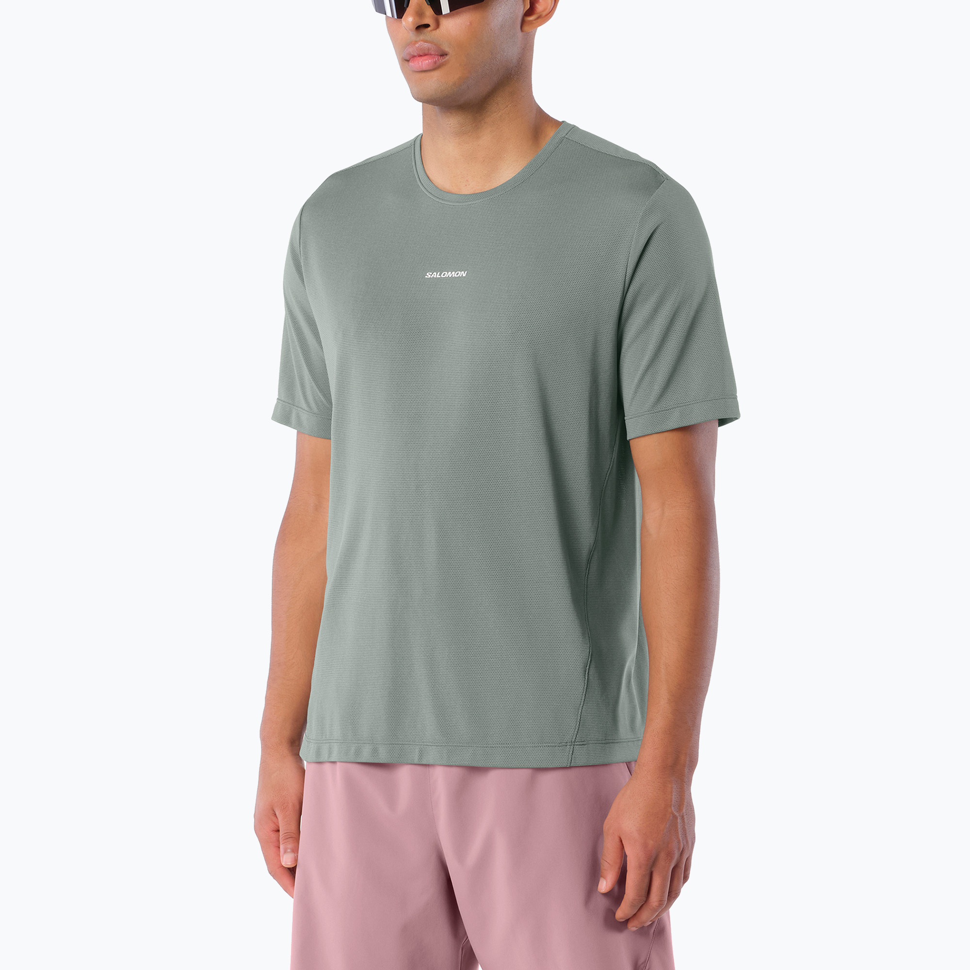 Мъжка тениска за бягане Salomon Shakeout Core SS Tee castor gray