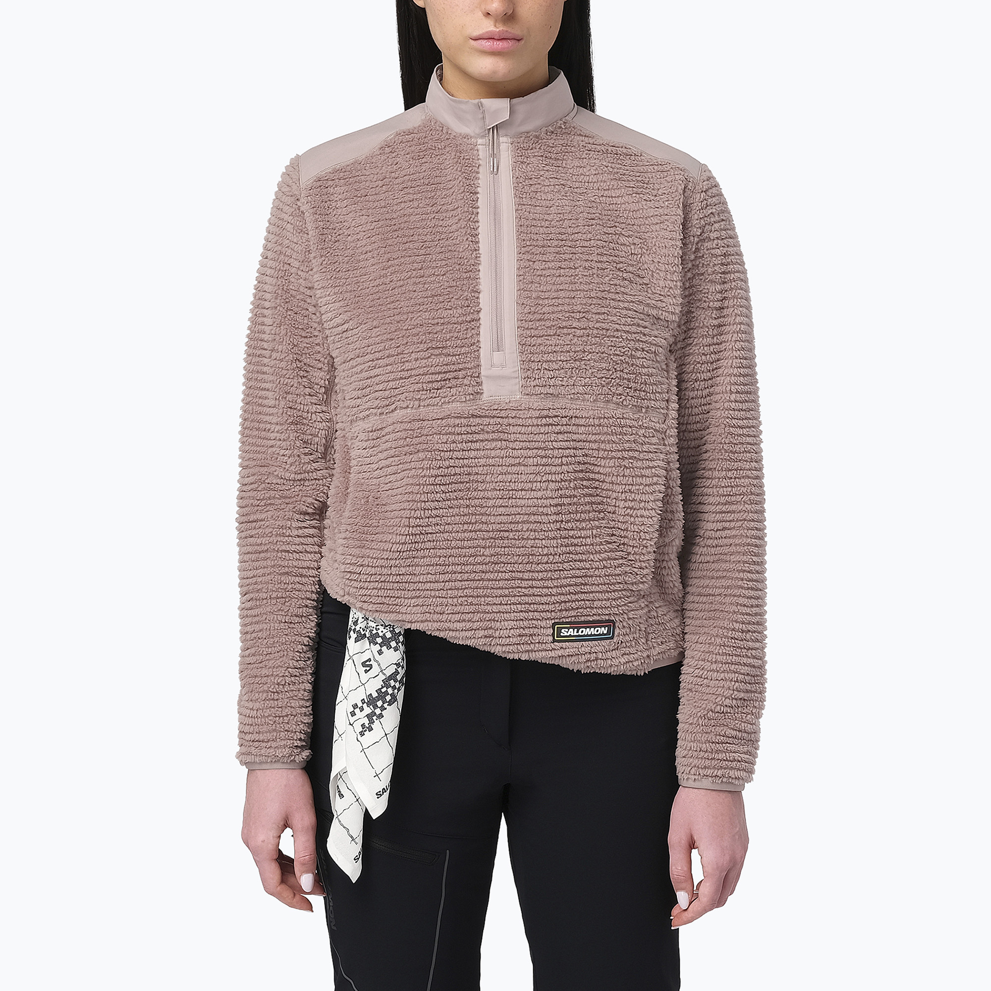 Дамски поларен суитшърт Salomon Thernova Fleece antler
