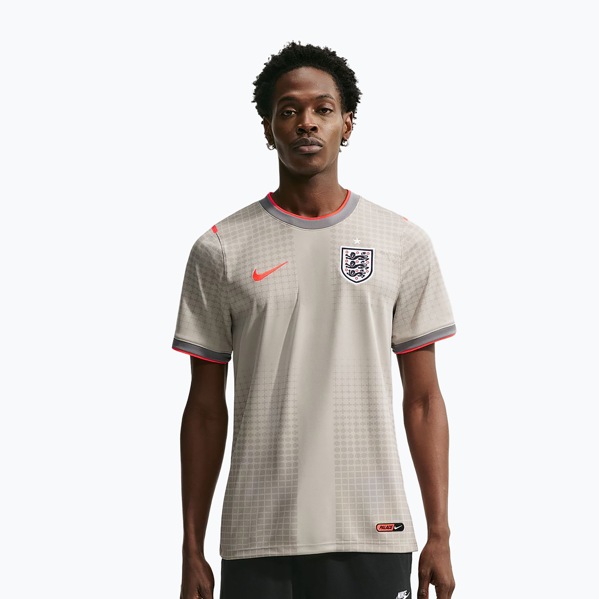 Мъжка футболна фланелка Nike England Academy Pro Pre-Match pewter grey/bright crimson