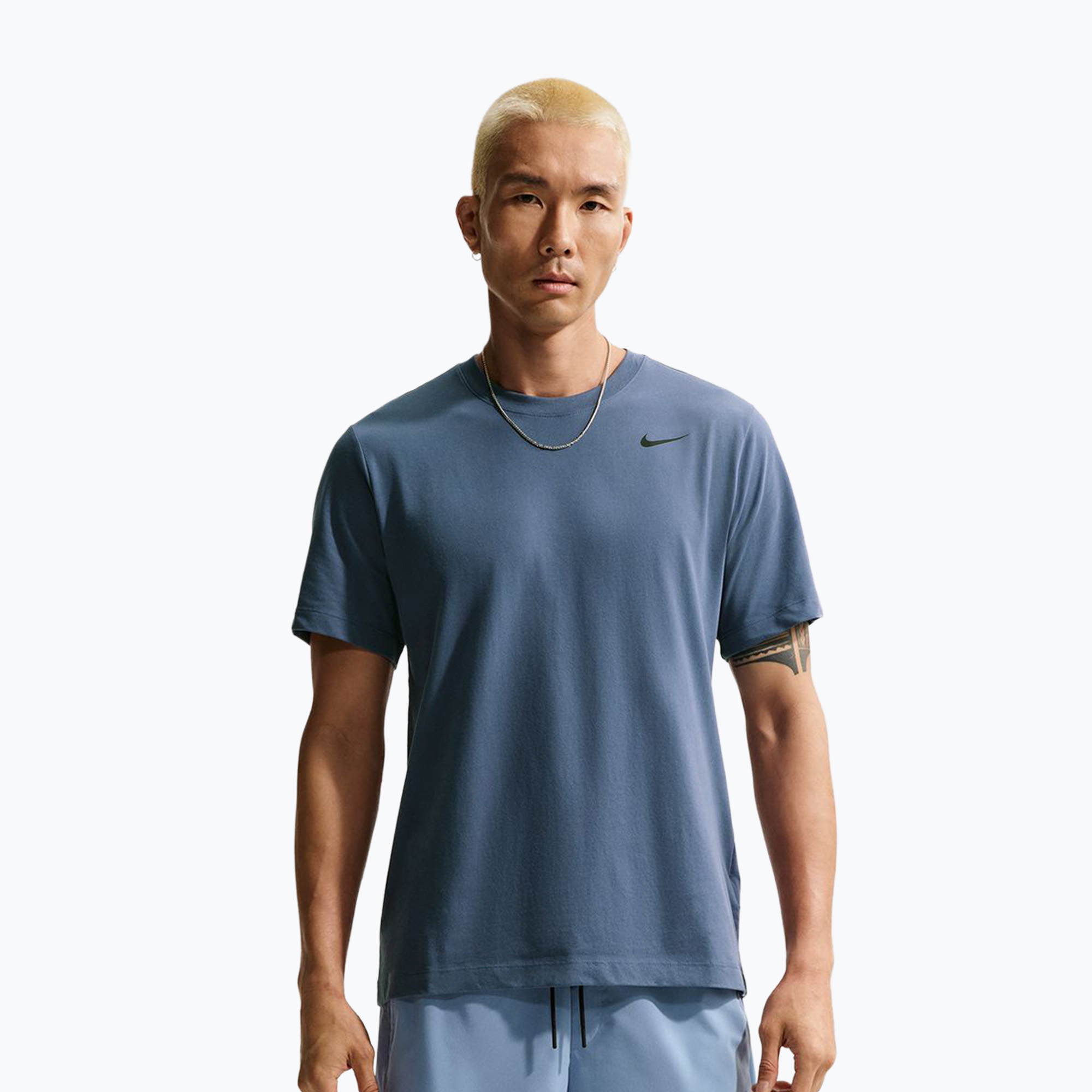 Tricou pentru bărbați Nike Dri-Fit diffused blue/black