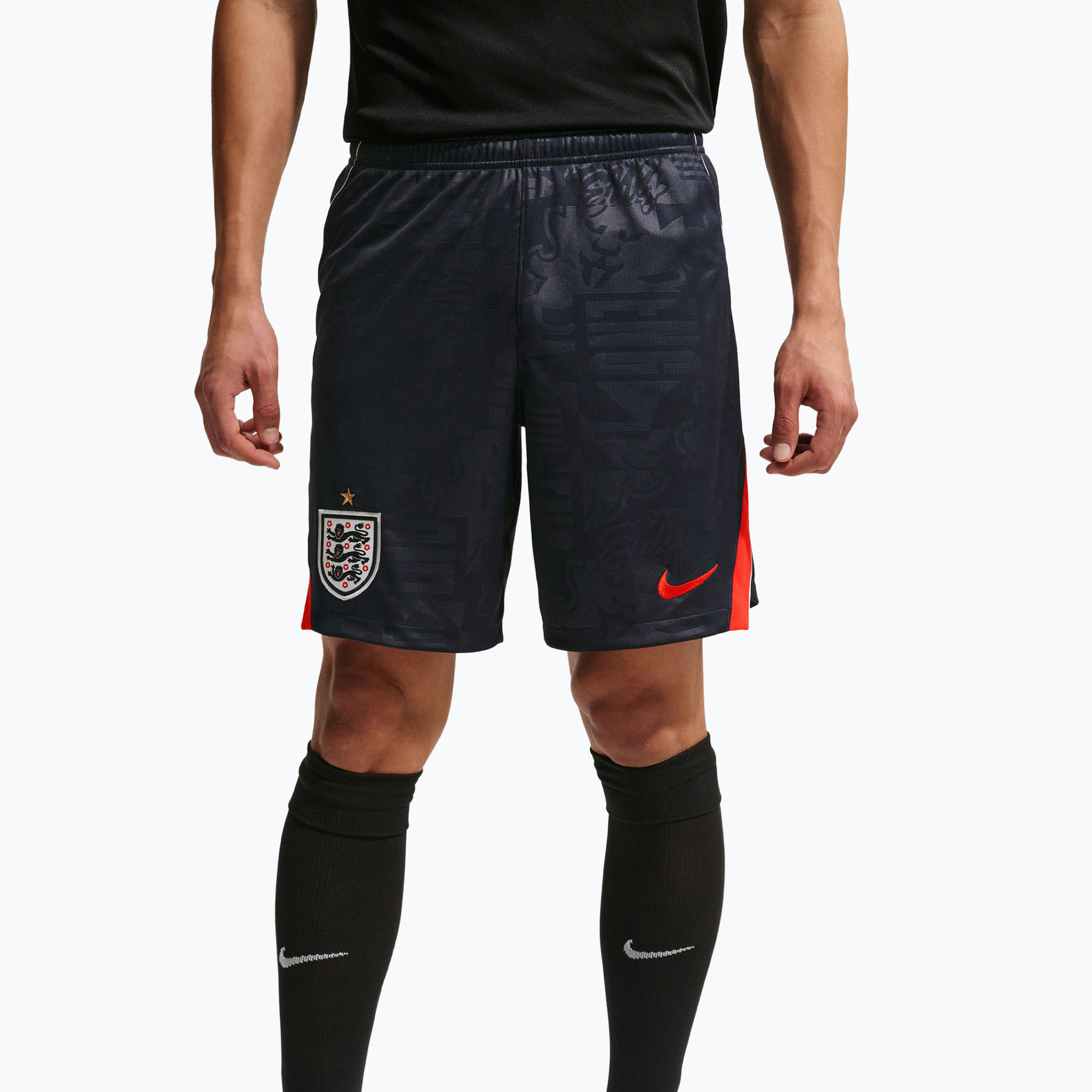 Мъжки футболни шорти Nike England 2026 Stadium Away obsidian/speed red/white/speed red