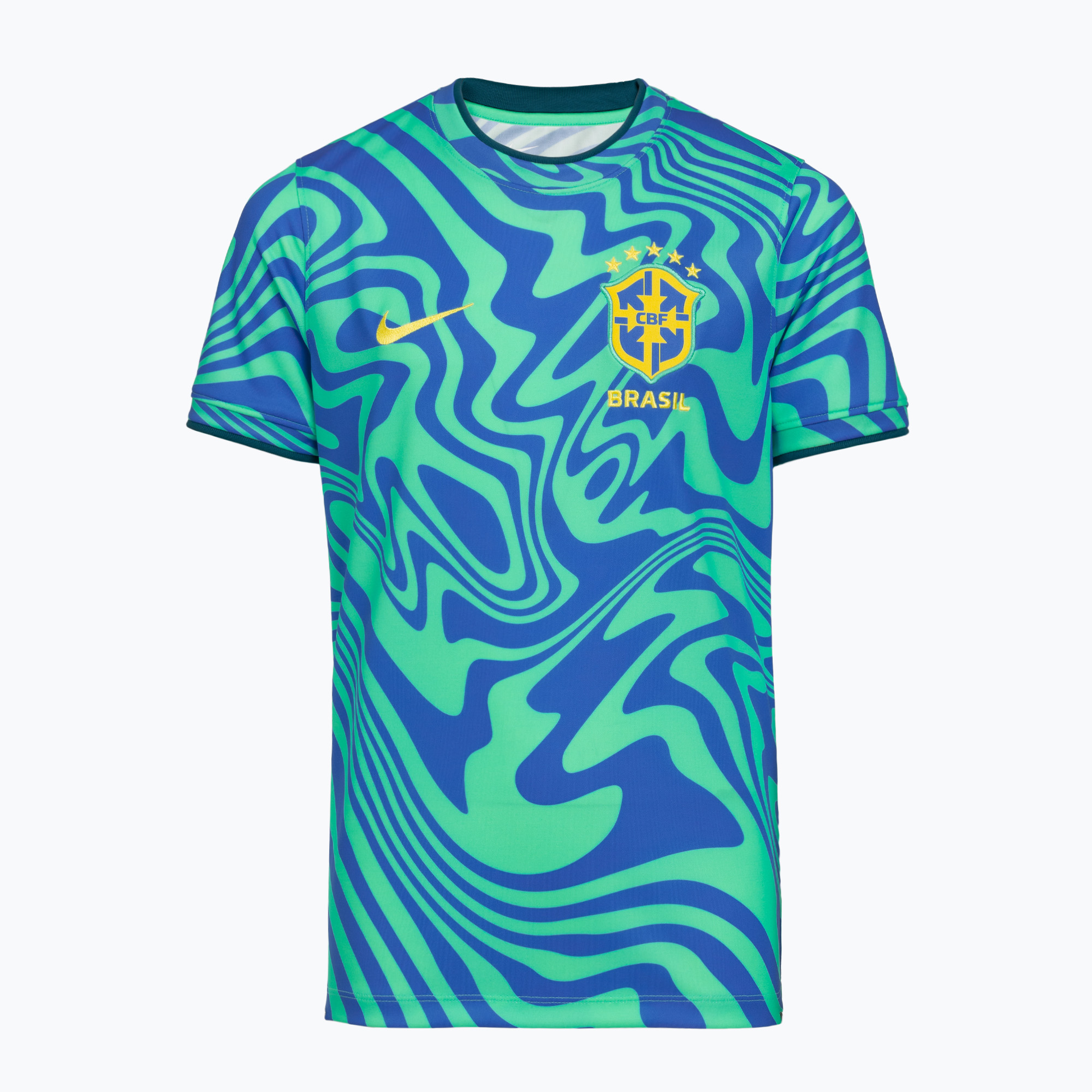 Detský futbalový dres Nike Brazil Pre-Match (Brazil Pre-Match IB5396-369)