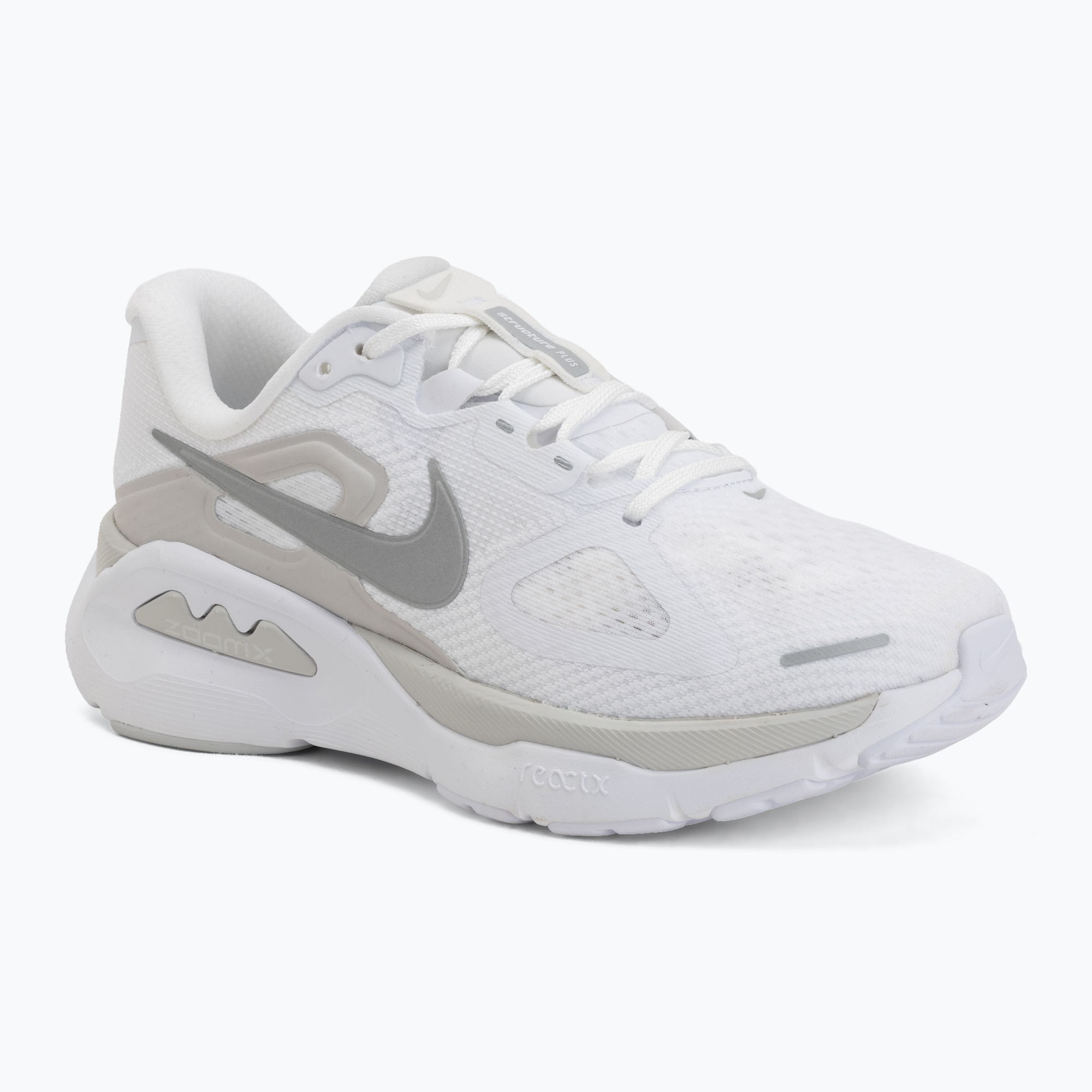 Buty do biegania damskie Nike Structure Plus white/photon dust/metallic silver 