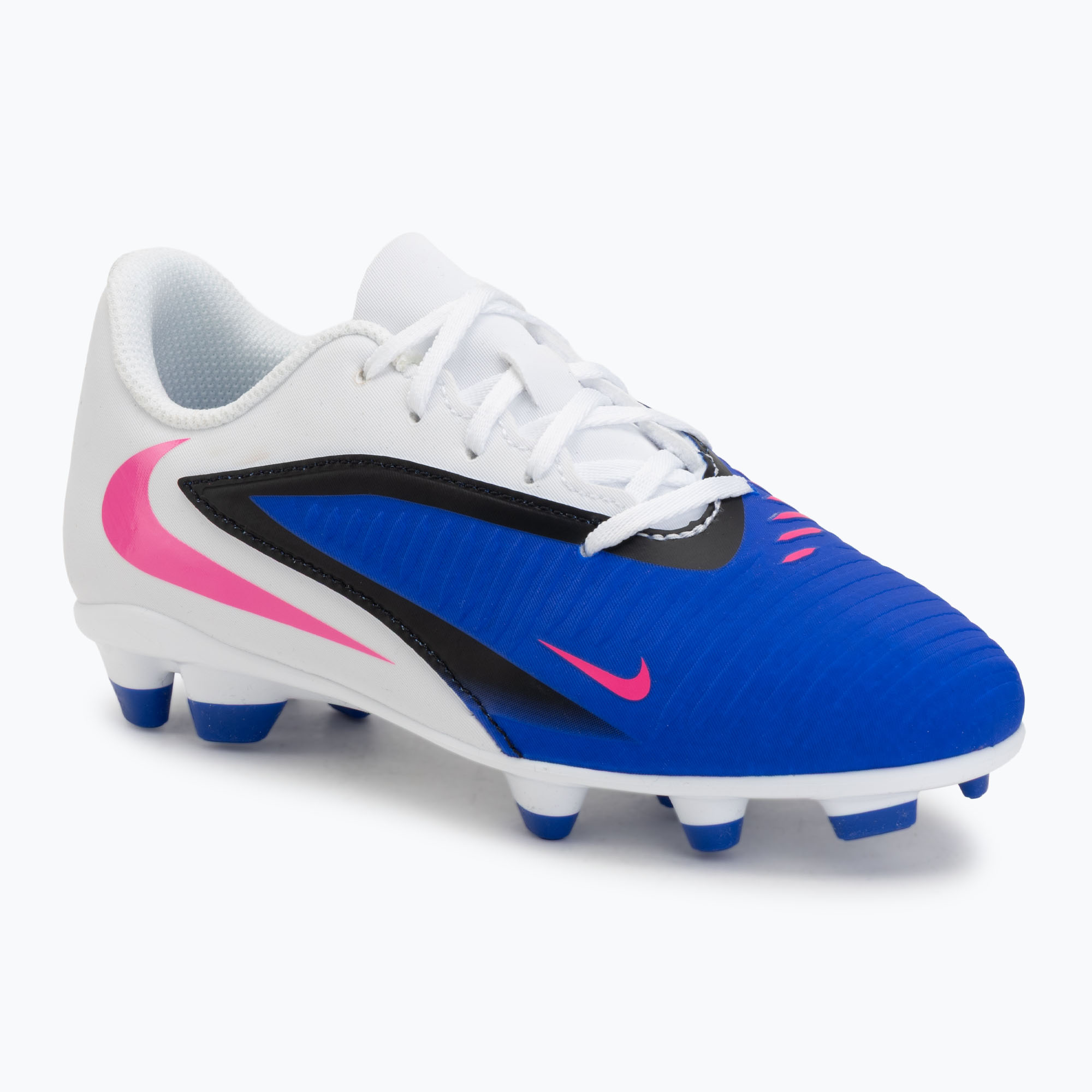 Buty piłkarskie dziecięce Nike Phantom 6 Low Club MG racer blue/white/pink blast 