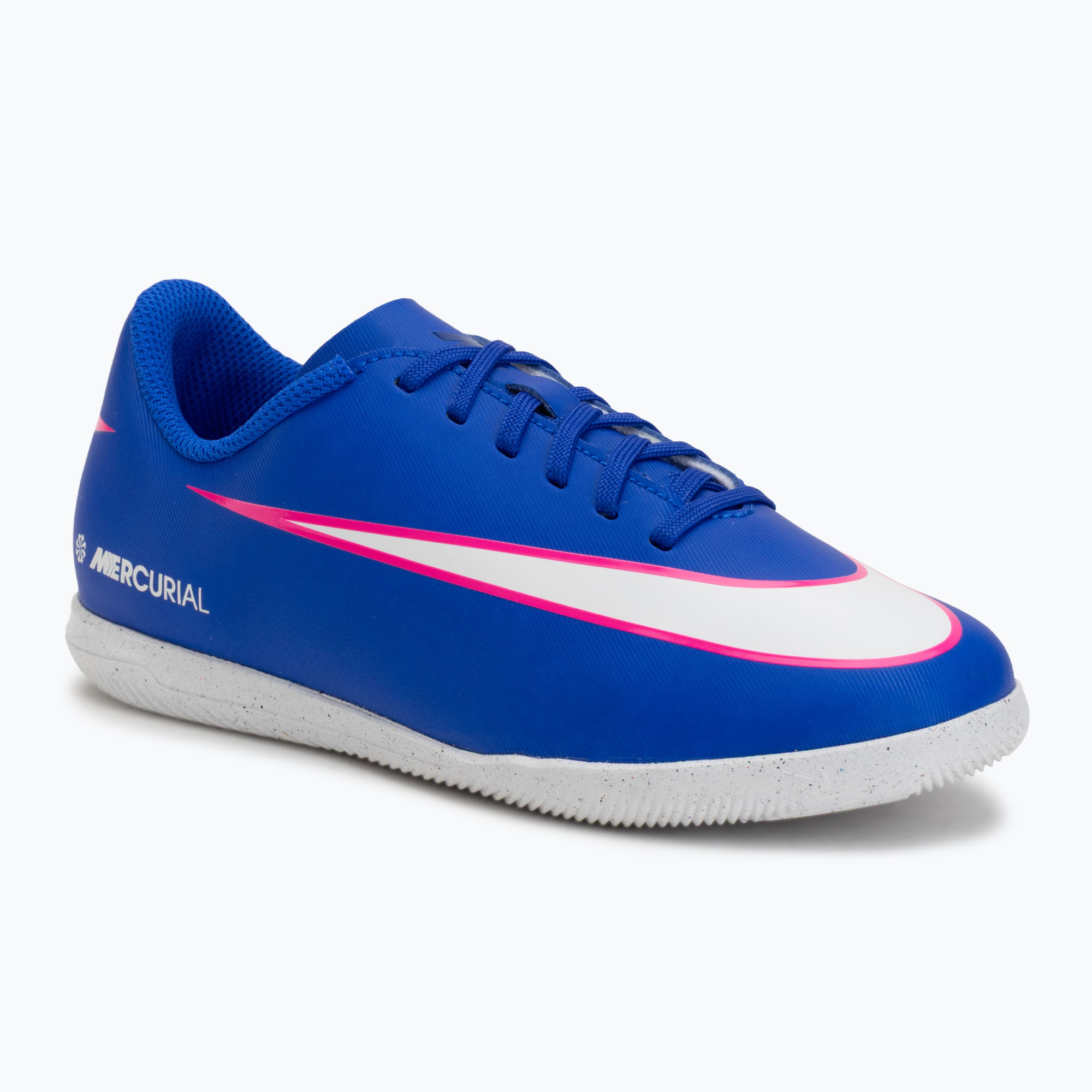 Buty piłkarskie dziecięce Nike Mercurial Vapor 16 Club IC racer blue/white 