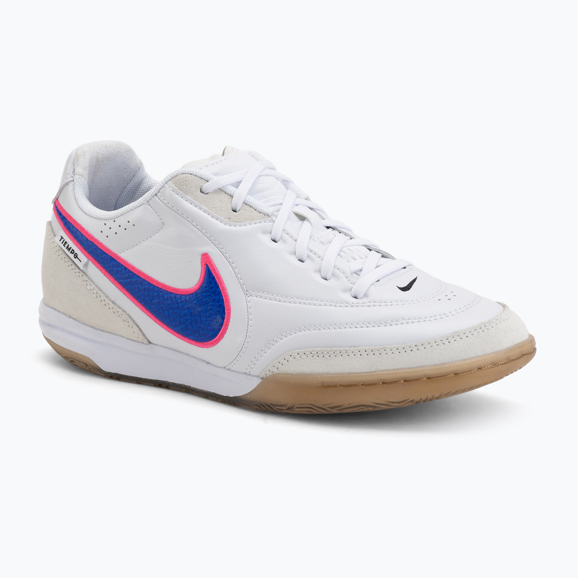 Buty piłkarskie męskie Nike Streetgato white/pink blast/racer blue 