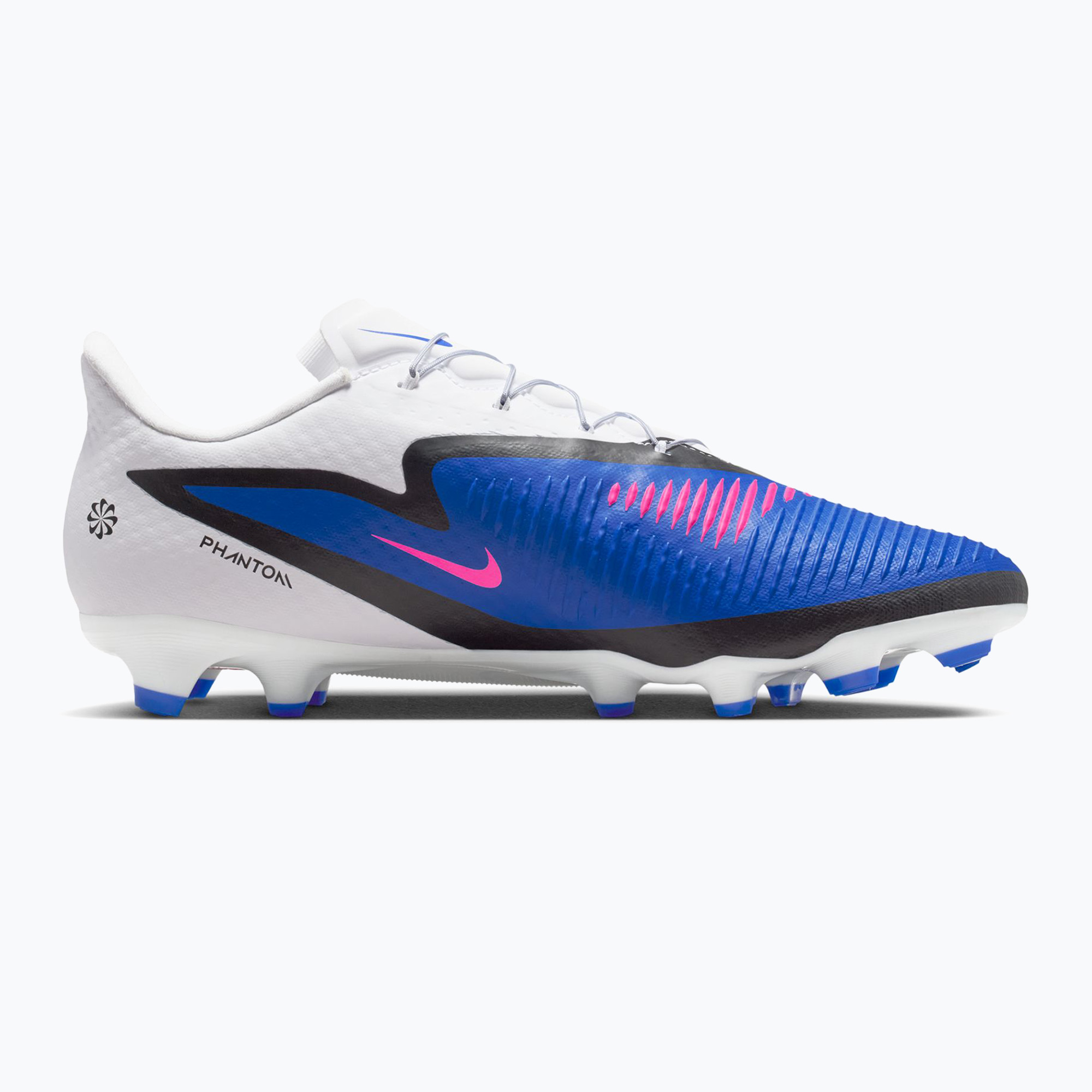 Мъжки футболни обувки Nike Phantom 6 Low Academy EasyOn FG/MG racer blue/white/pink blast