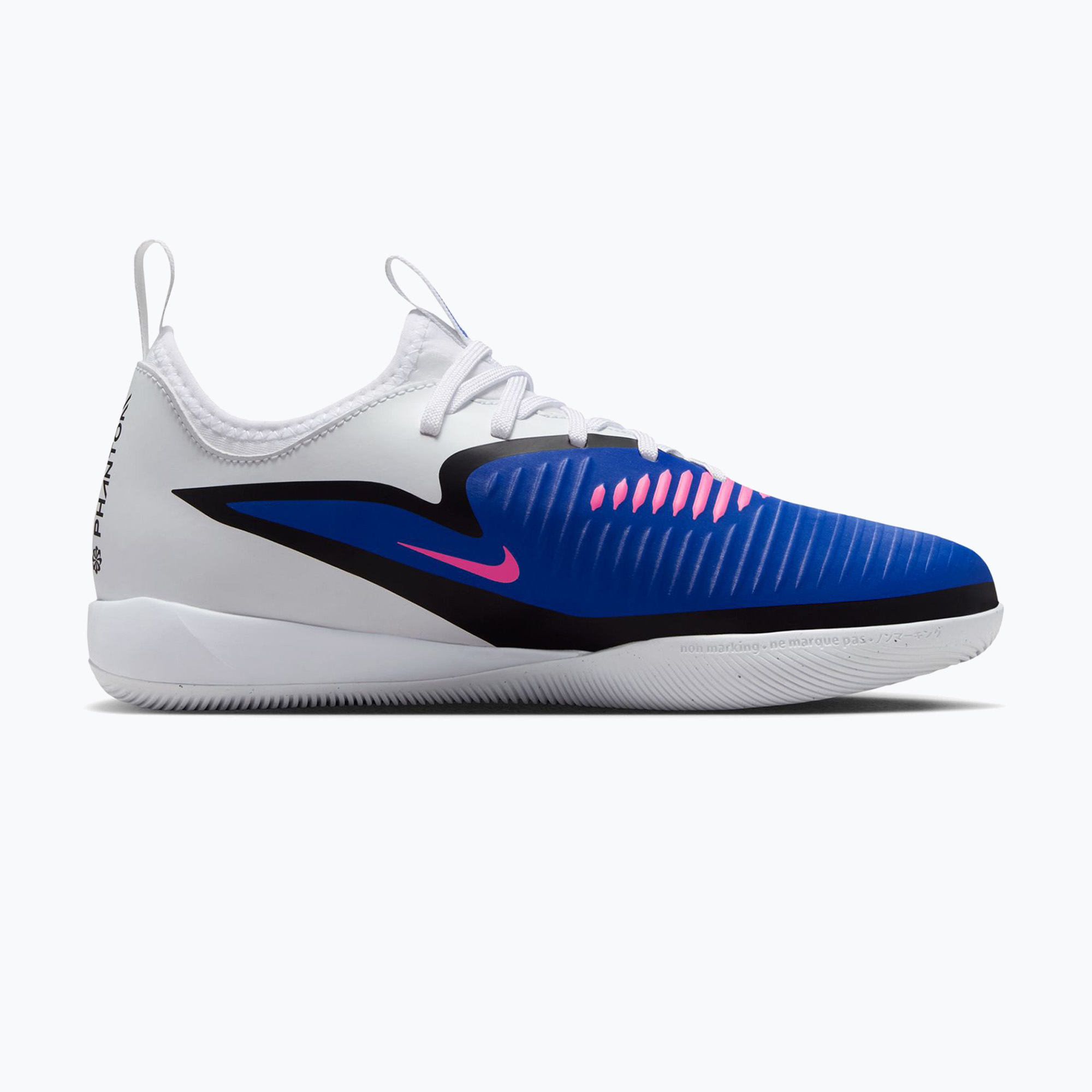 Buty piłkarskie dziecięce Nike Jr. Phantom 6 Low Academy IN racer blue/white/pink blast 