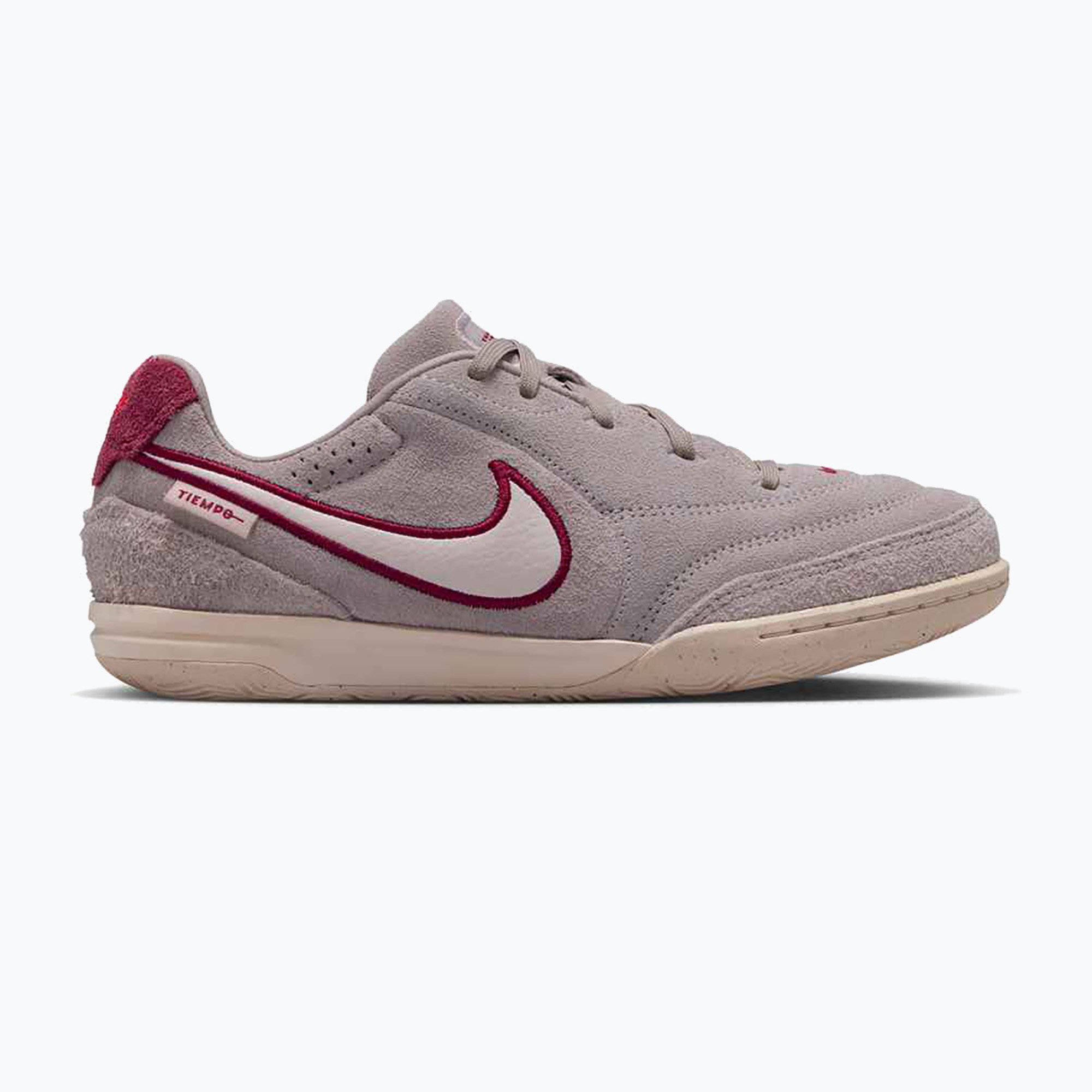 Buty piłkarskie dziecięce Nike Tiempo Streetgato Premium Jr moon particle/team red/chalk