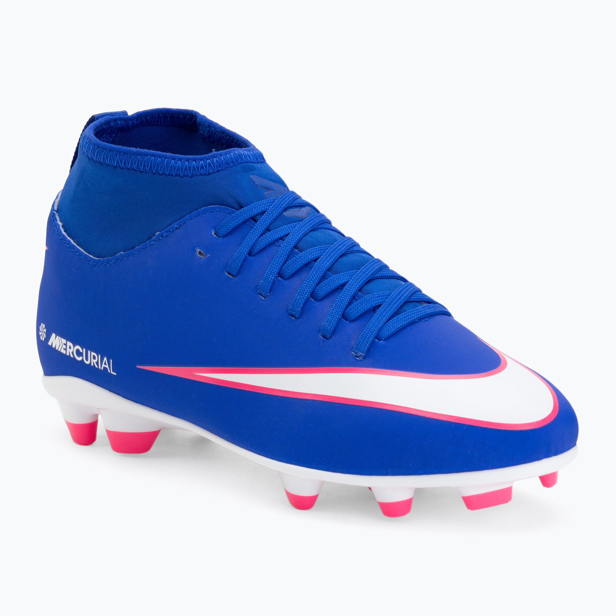 Buty piłkarskie dziecięce Nike Mercurial Superfly 10 Club FG/MG racer blue/white 