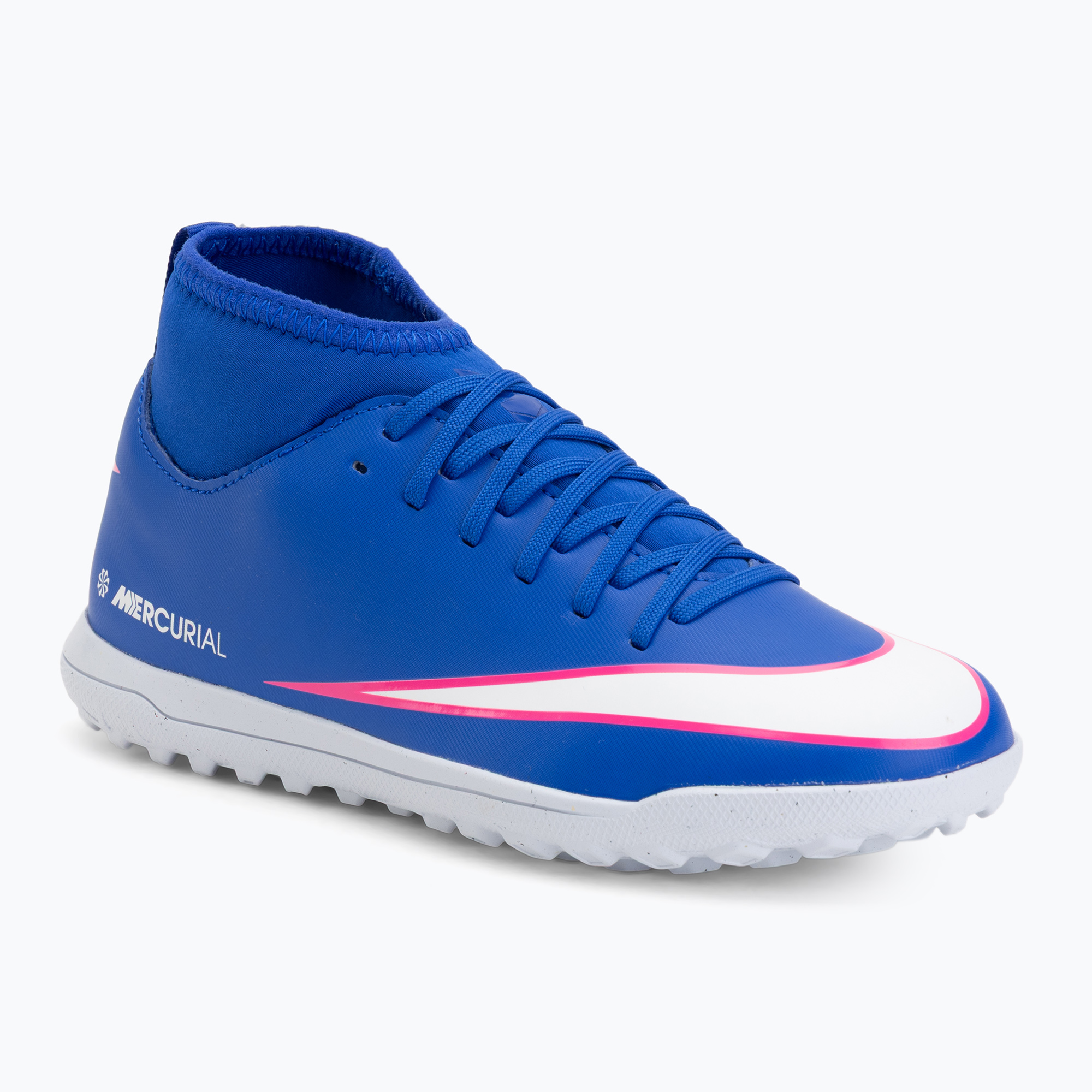 Buty piłkarskie dziecięce Nike Mercurial Superfly 10 Club TF racer blue/white 