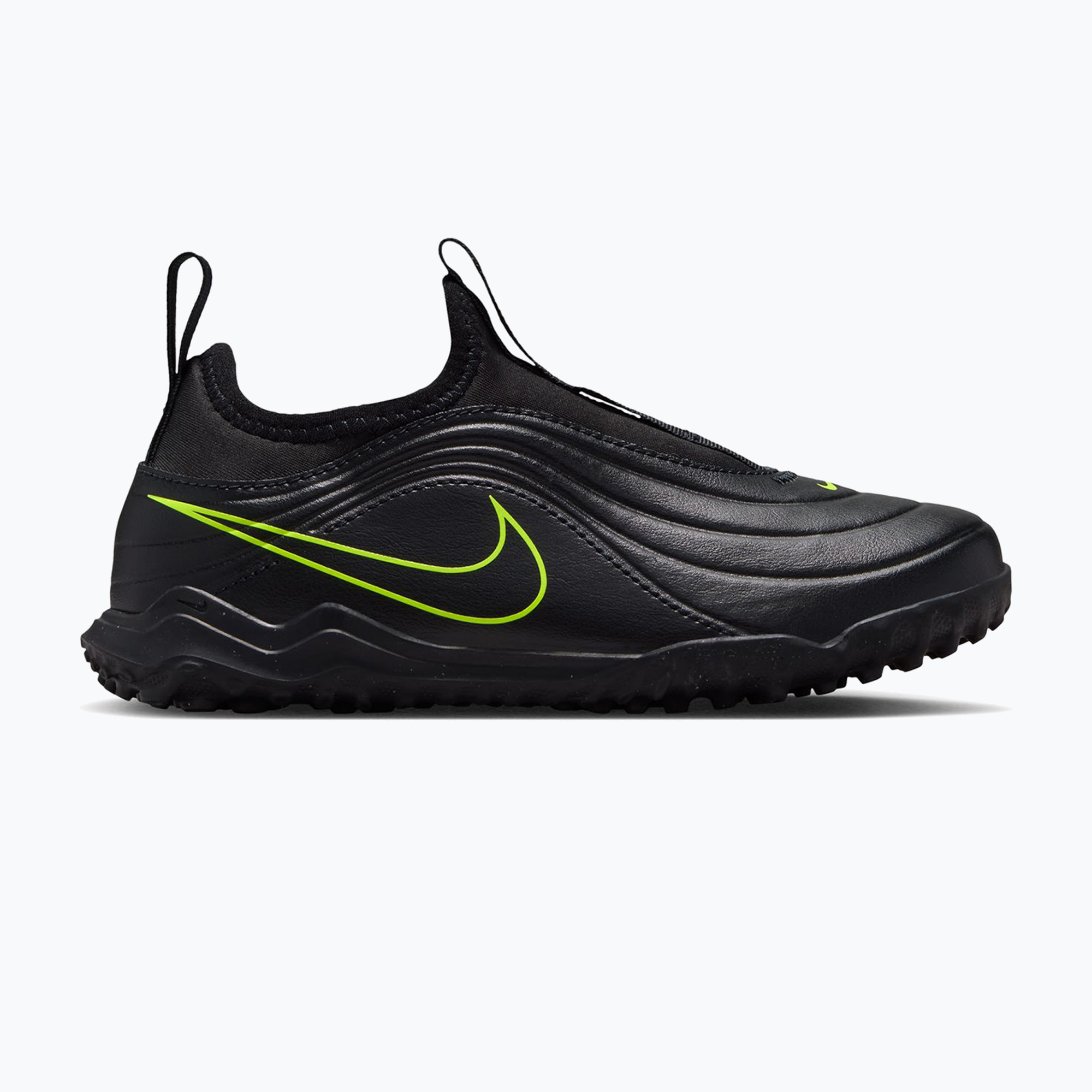 Detské futbalové kopačky Nike Tiempo Maestro Flex Jr TF PS black/volt/black