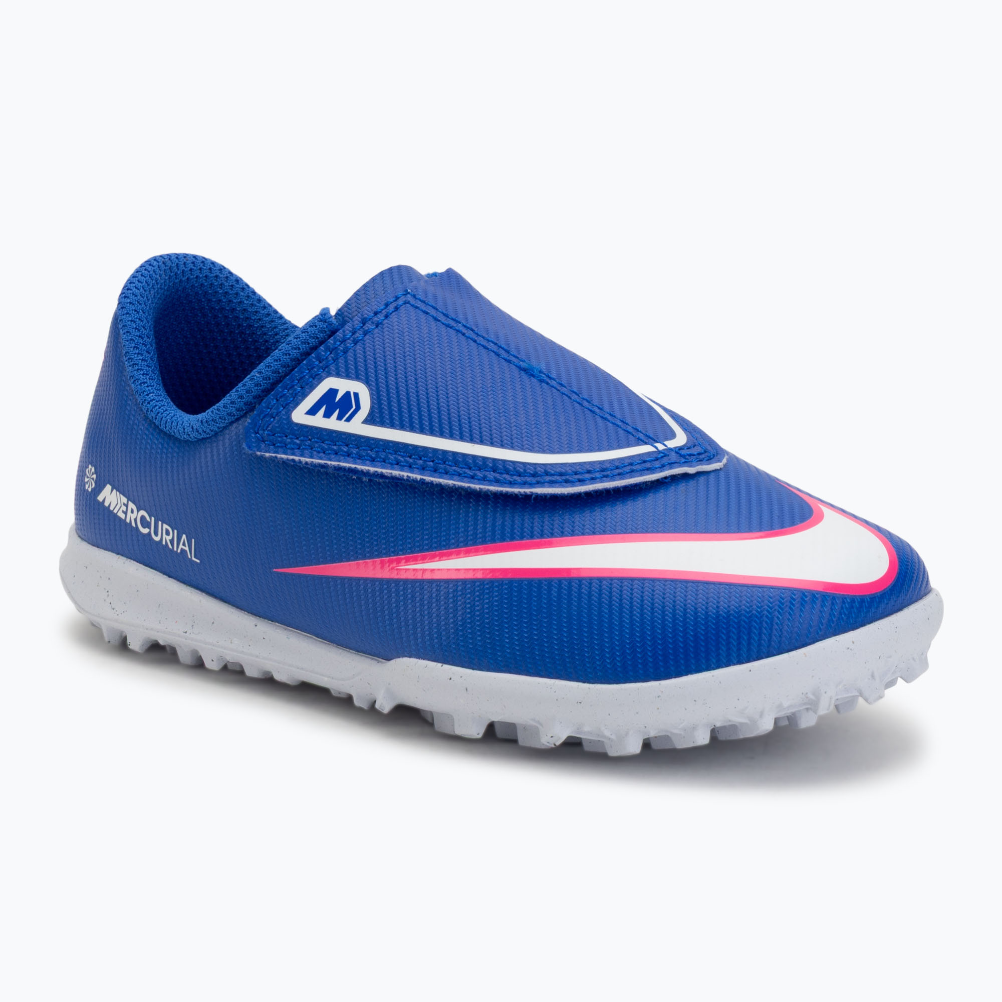 Buty piłkarskie dziecięce Nike Mercurial Vapor 16 Club TF racer blue/white 