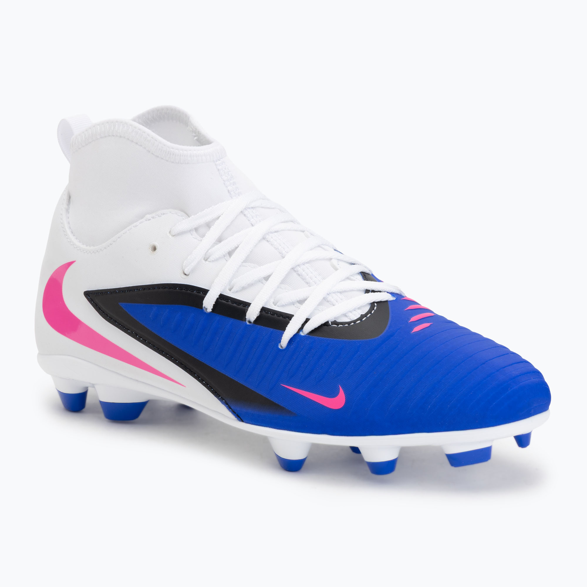 Buty piłkarskie męskie Nike Phantom 6 High Club FG/MG racer blue/white/pink blast 