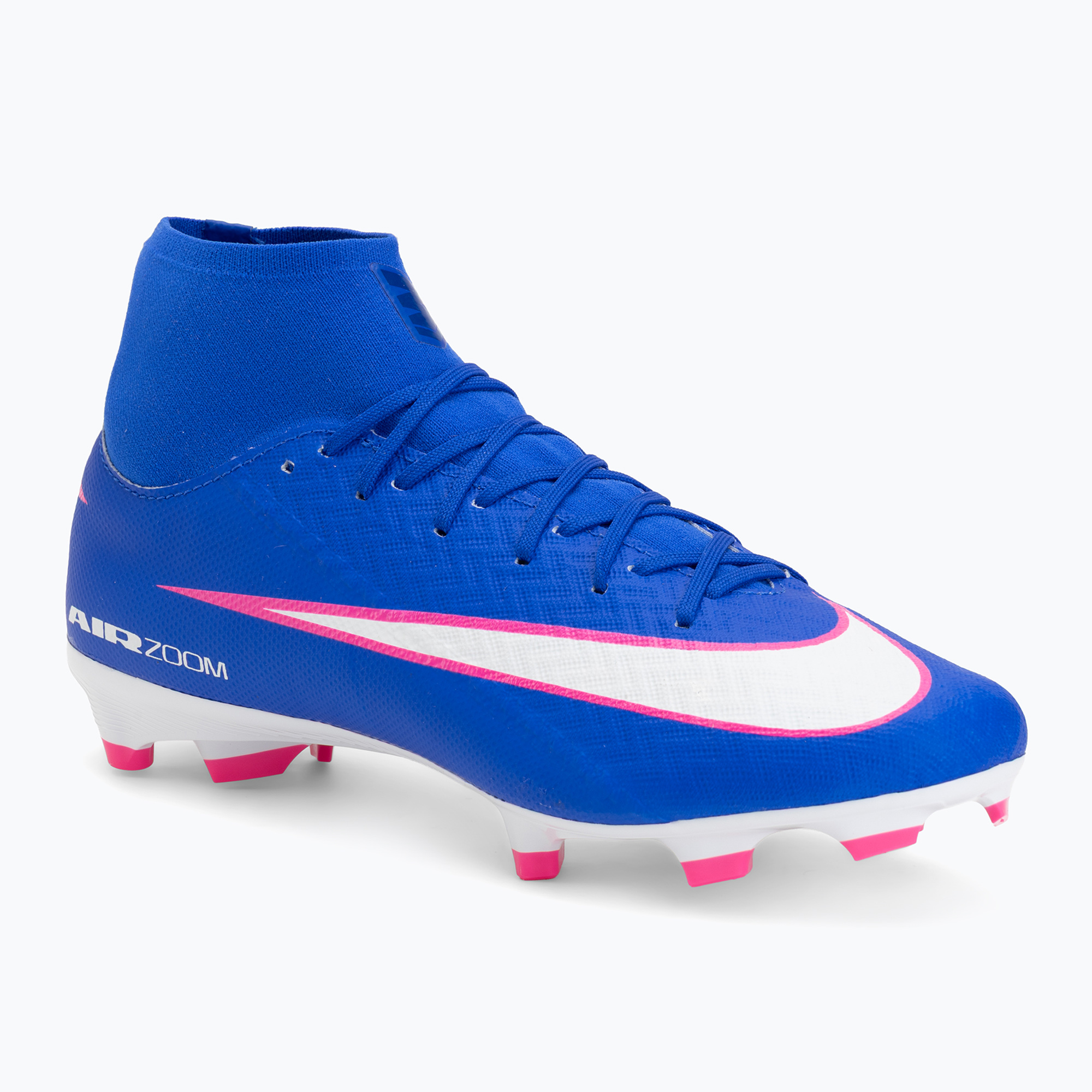 Buty piłkarskie męskie Nike Mercurial Superfly 10 Academy FG/MG racer blue/white 