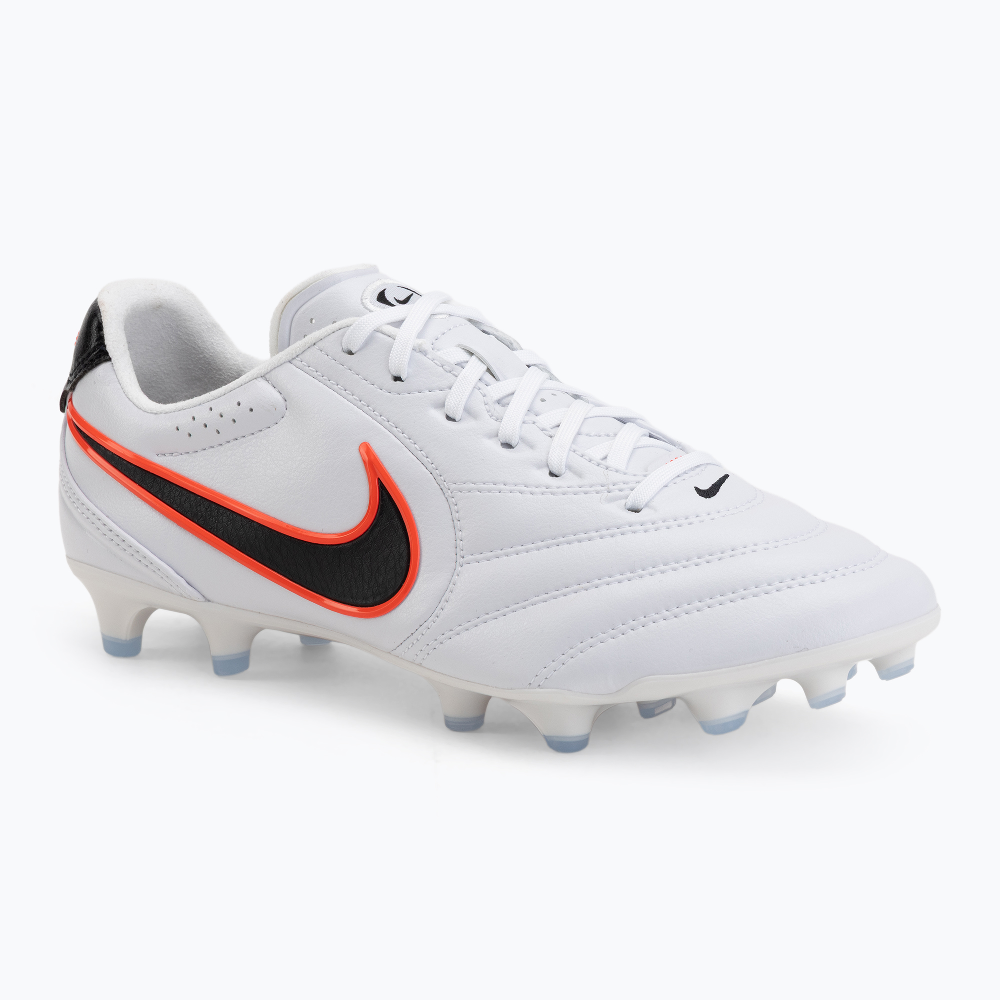 Buty piłkarskie męskie Nike Tiempo Ligera Pro FG white/bright crimson/black 