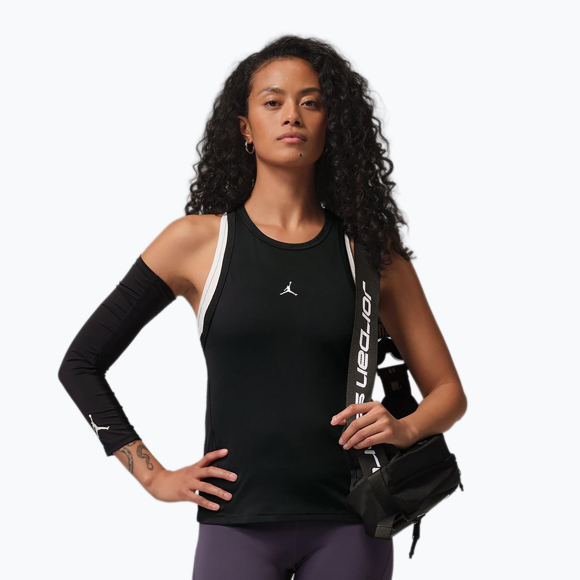 Dámske tričko Jordan Sport Essentials Dri-Fit Sleeveless Top black/white