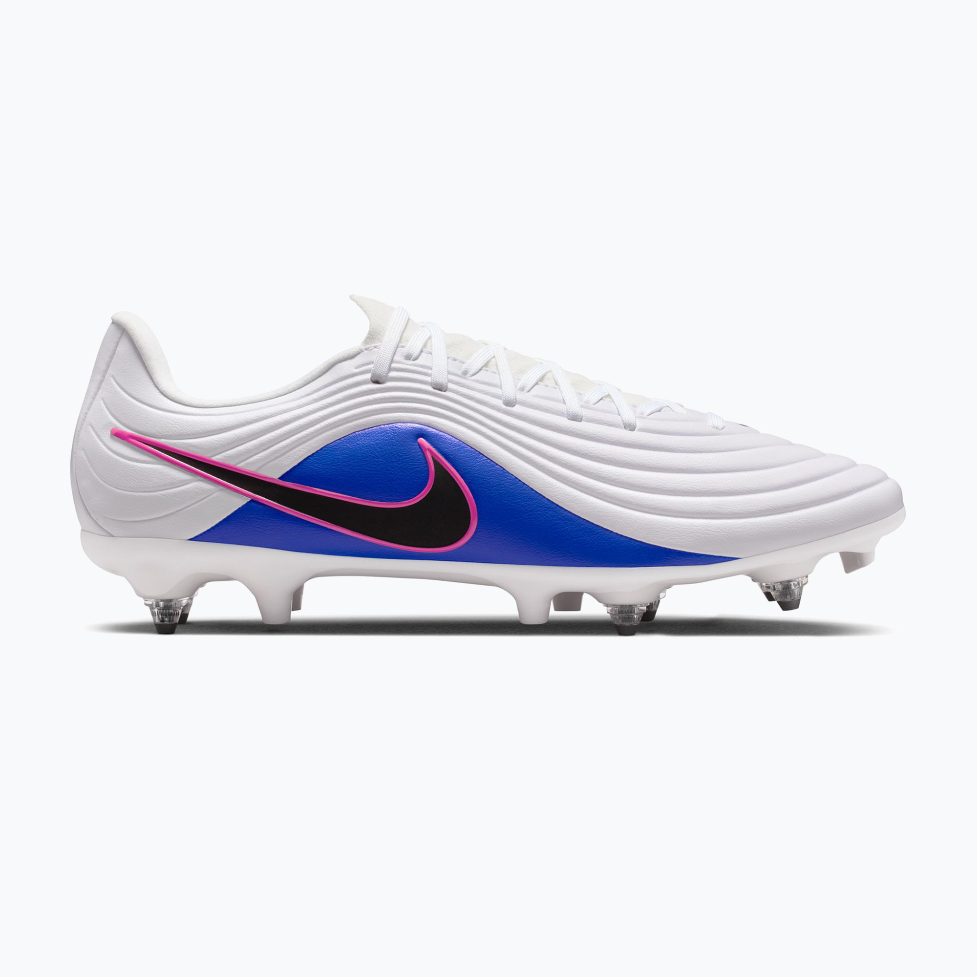 Buty piłkarskie męskie Nike Tiempo Maestro Acad SG-Pro AC white/racer blue/pink blast/black 