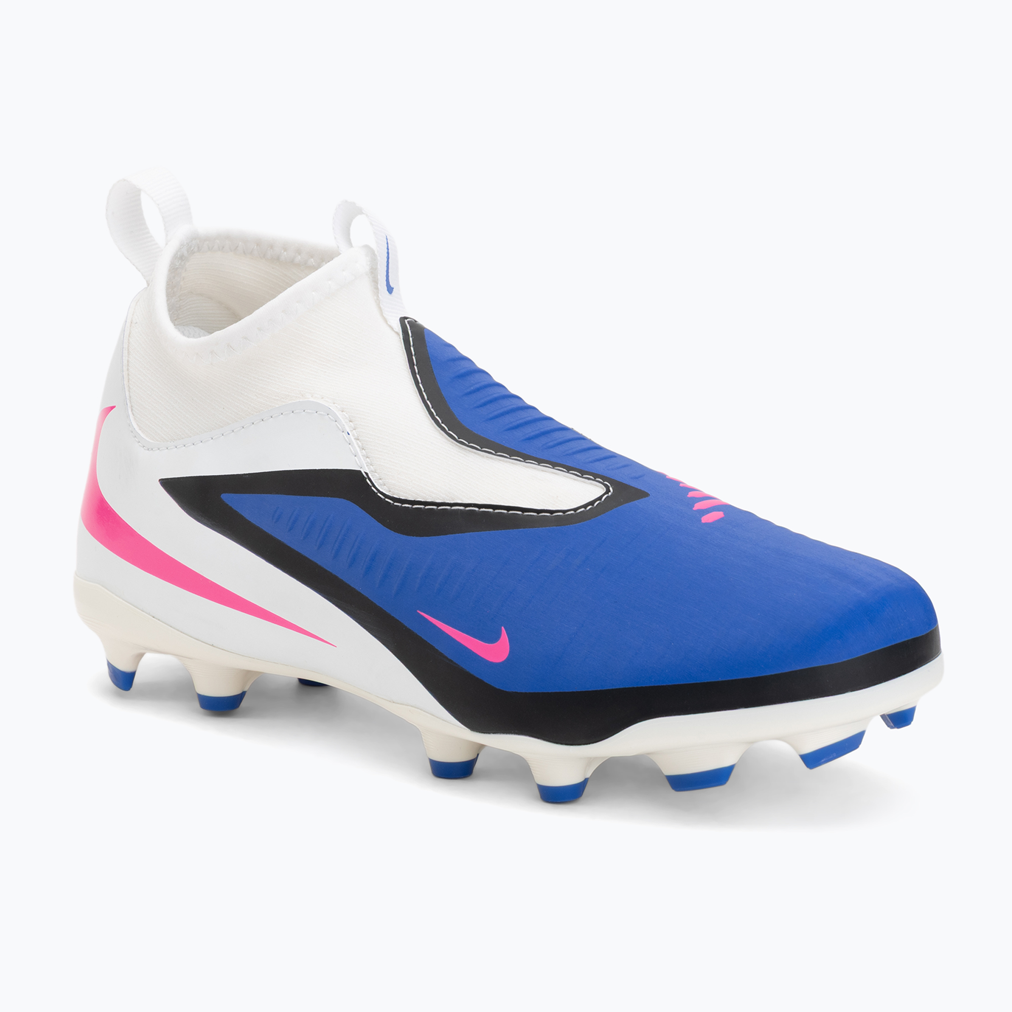 Buty piłkarskie dziecięce Nike Jr. Phantom 6 High Academy FG/MG racer blue/white/pink blast 