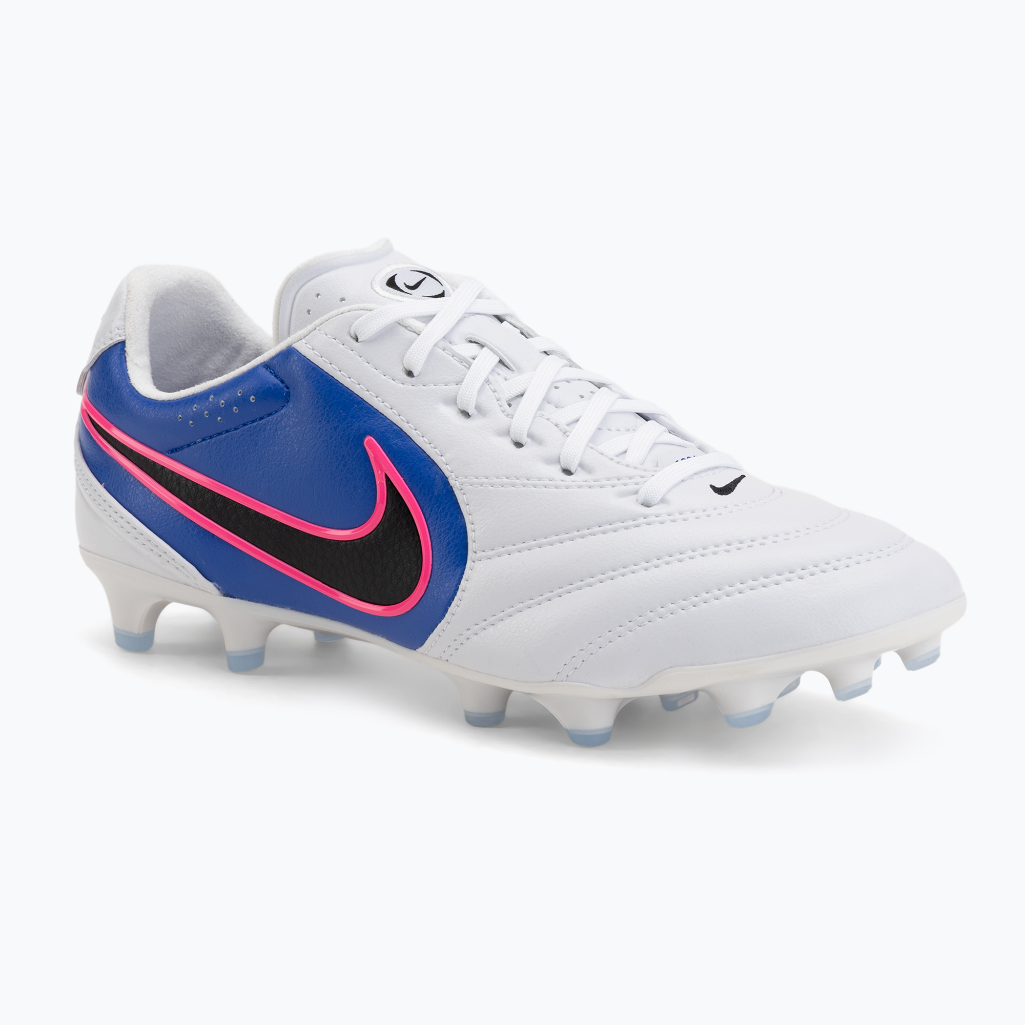 Buty piłkarskie męskie Nike Tiempo Ligera Pro FG white/racer blue/pink blast/black 