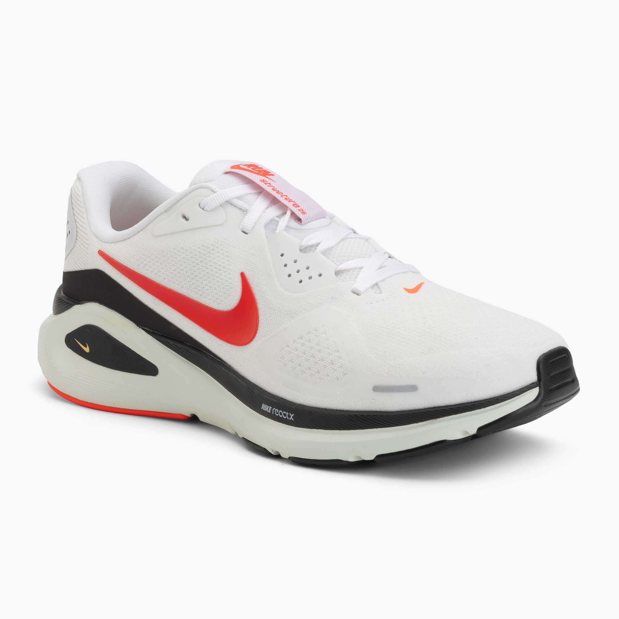 Buty do biegania męskie Nike Structure 26 white/medium ash/bright crimson 