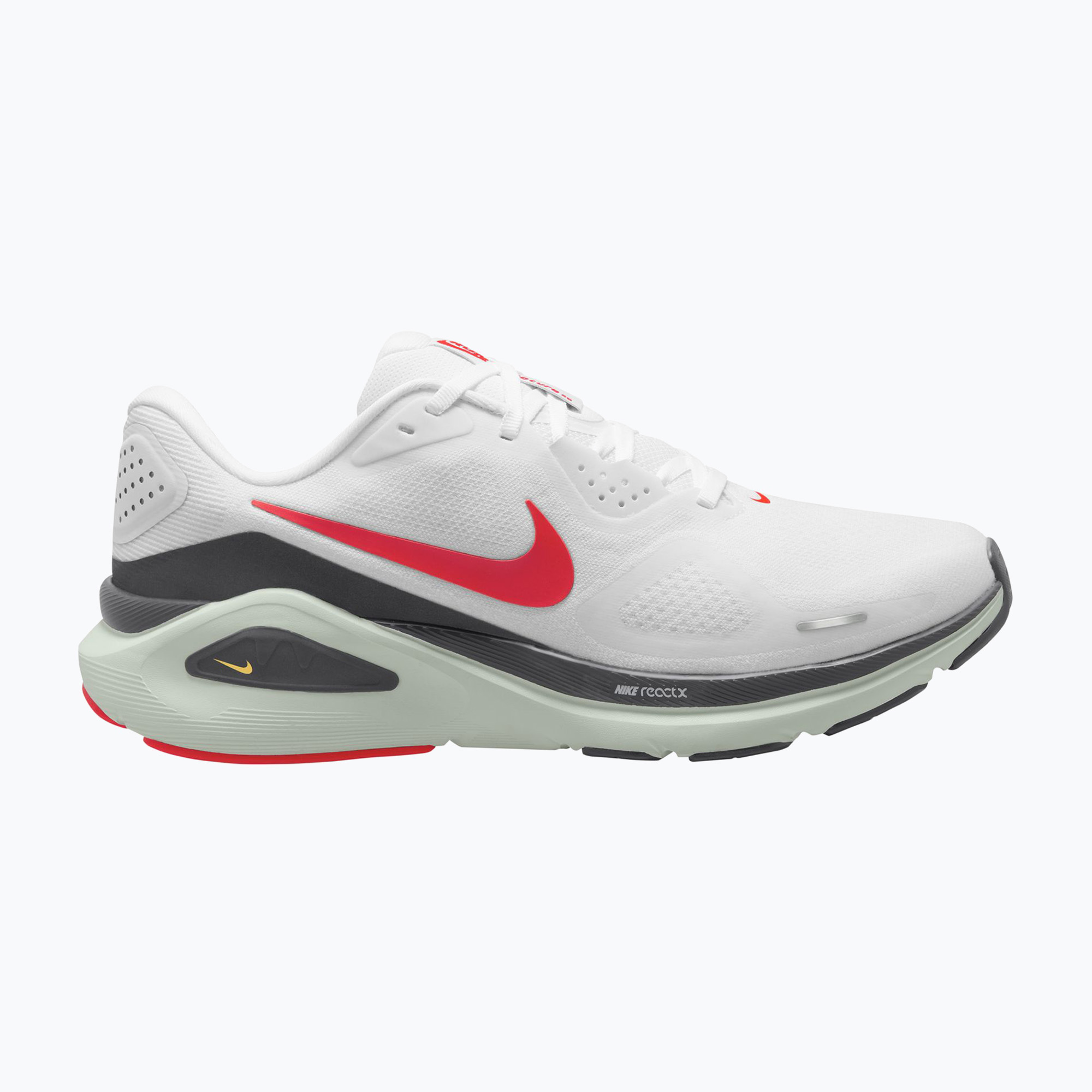 Buty do biegania męskie Nike Structure 26 white/medium ash/bright crimson 