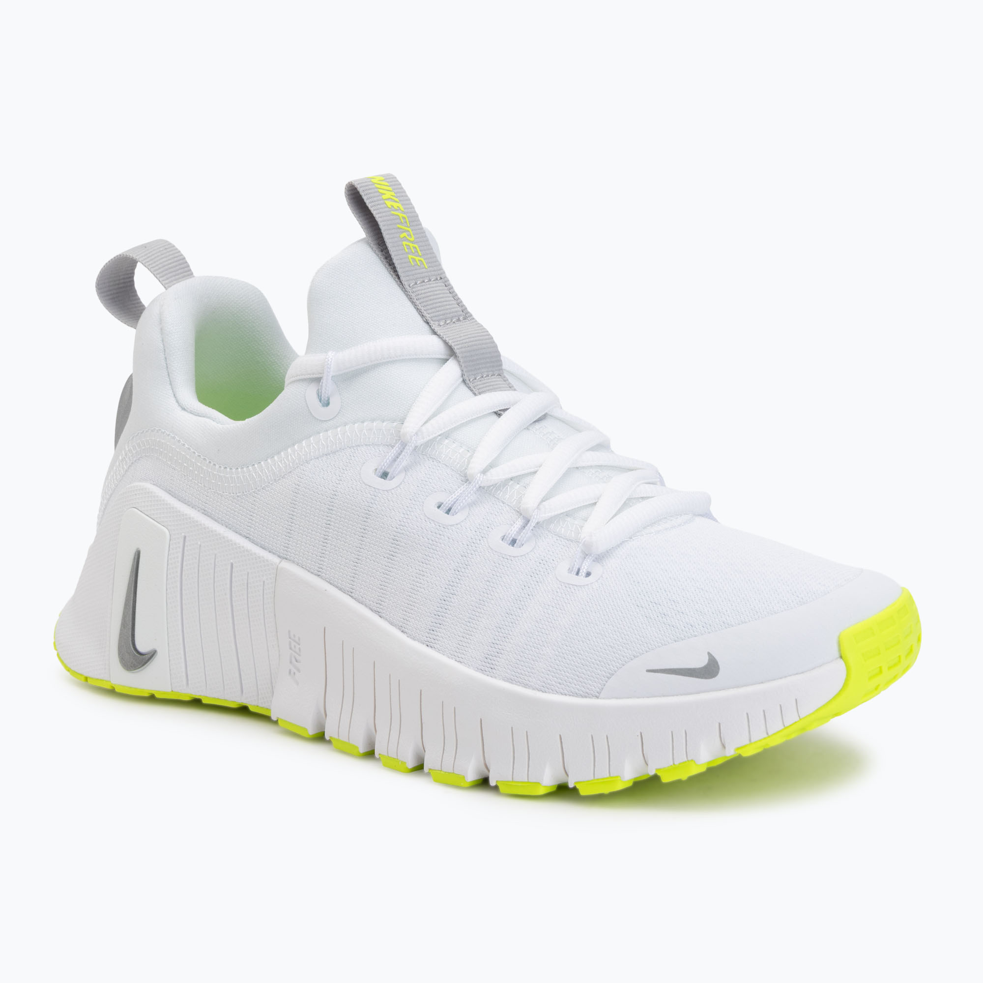 Buty treningowe damskie Nike Free Metcon 6 white/volt/metallic silver 