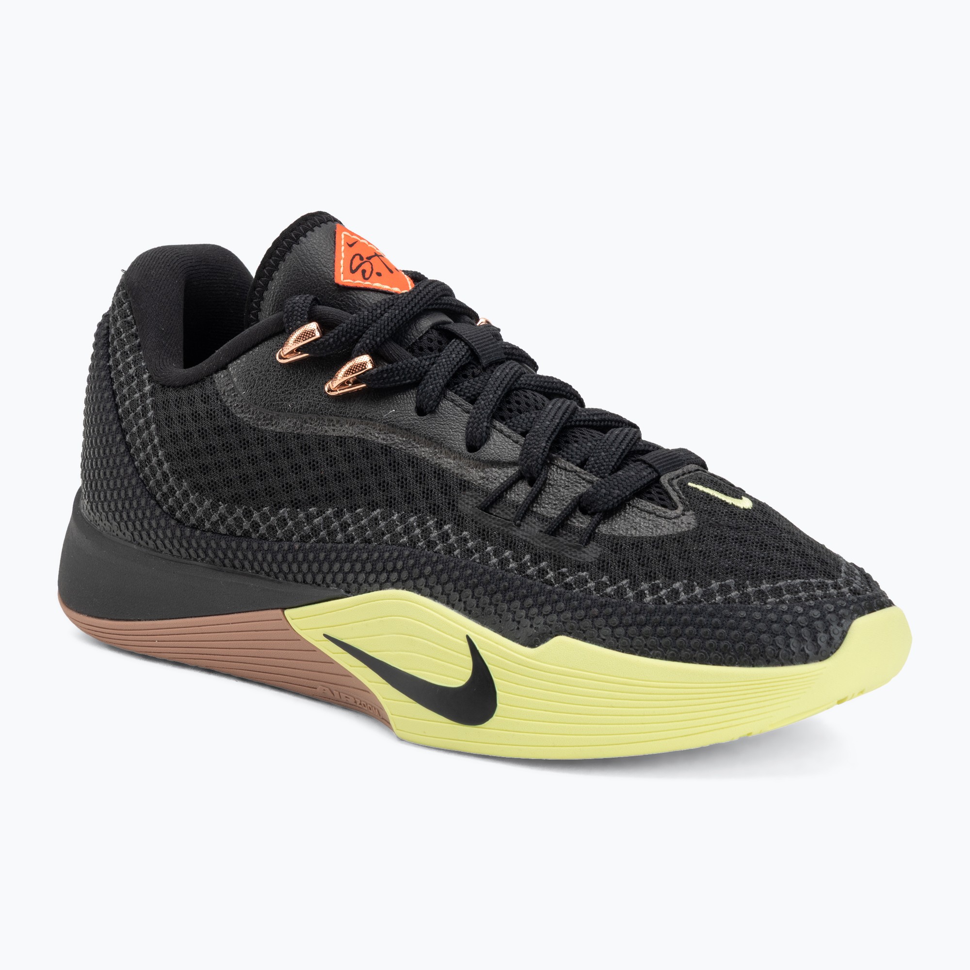 Buty do koszykówki męskie Nike Street Flare black/light lemon twist/desert dust/black 