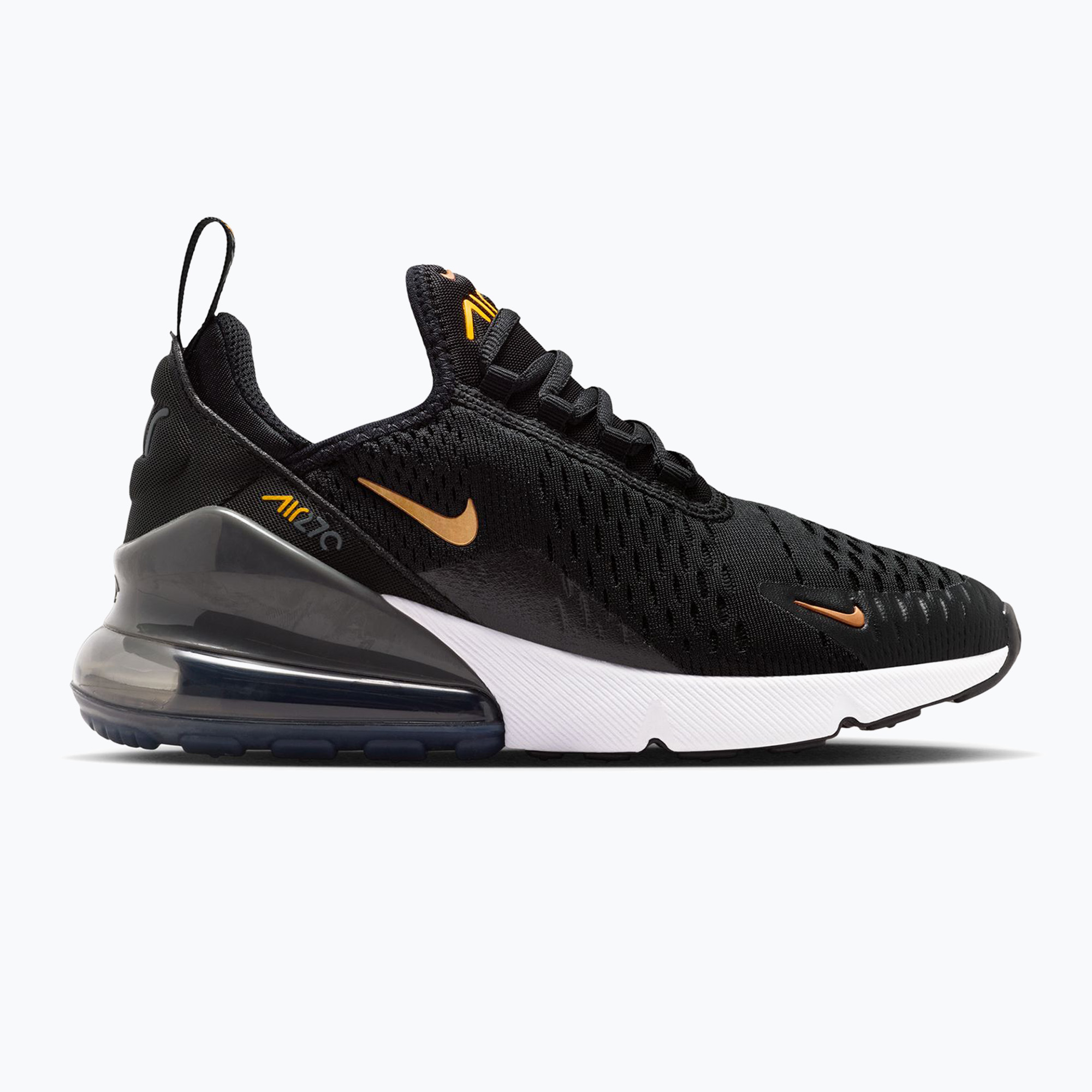Detské tenisky Nike Air Max 270 black/laser orange/metallic copper (Air Max 270 943345)