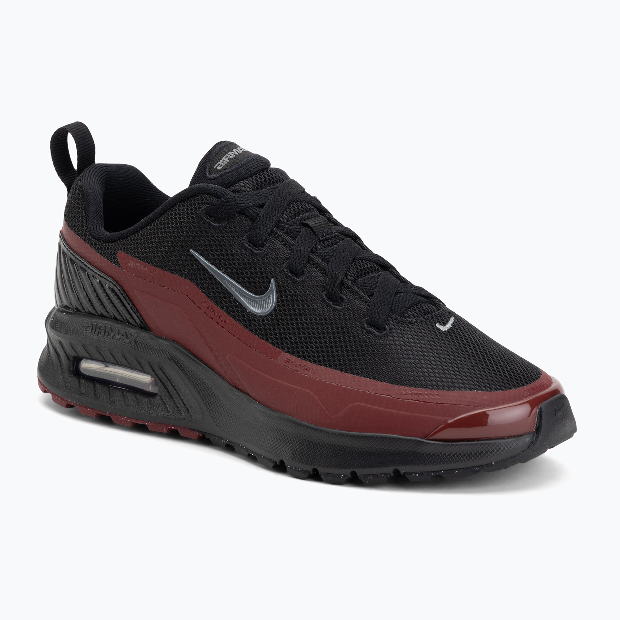 Buty dziecięce Nike Air Max Bia black/team red/smoke grey 