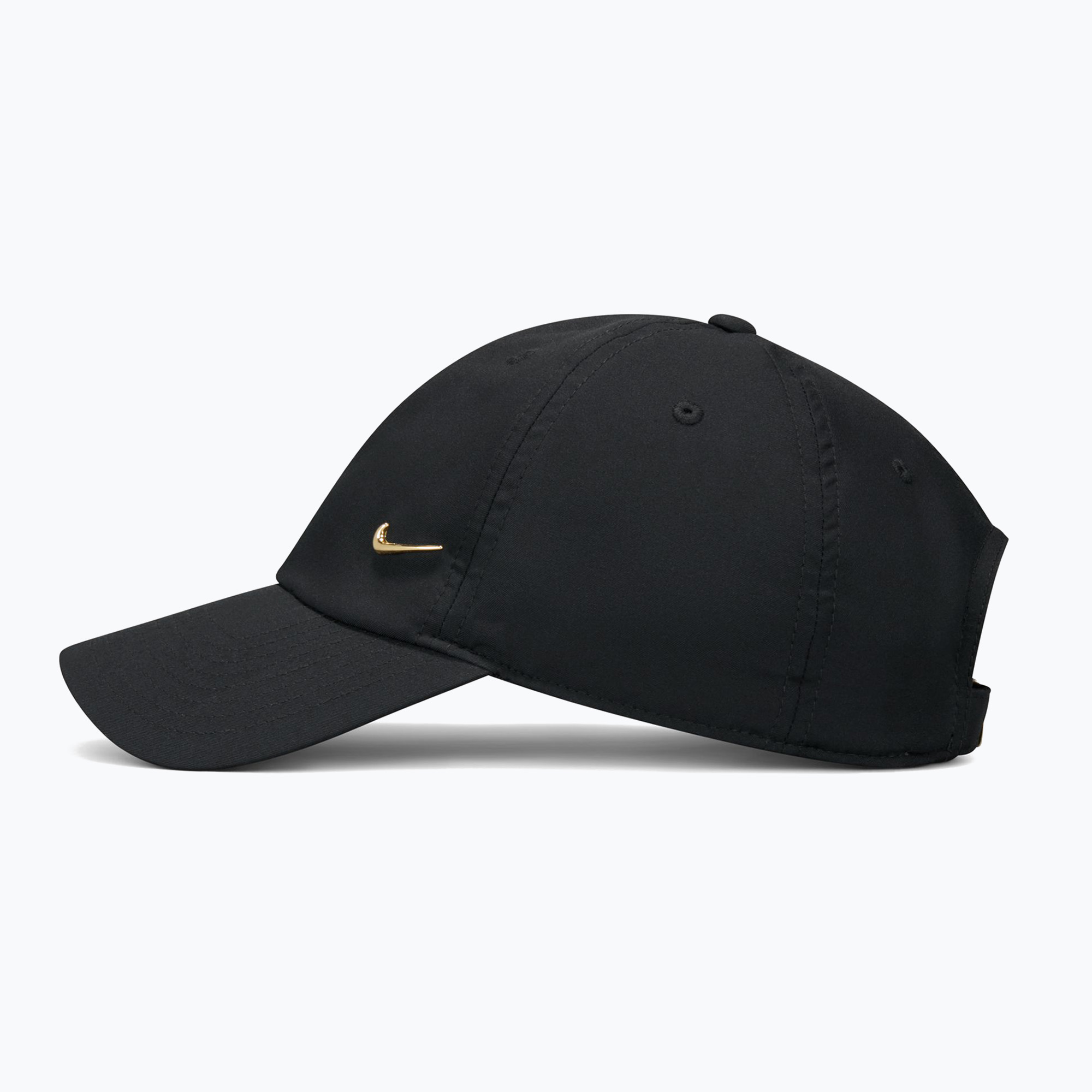 Šiltovka Nike Dri-Fit Club Unstructured Metal Swoosh 2026 black/metallic gold
