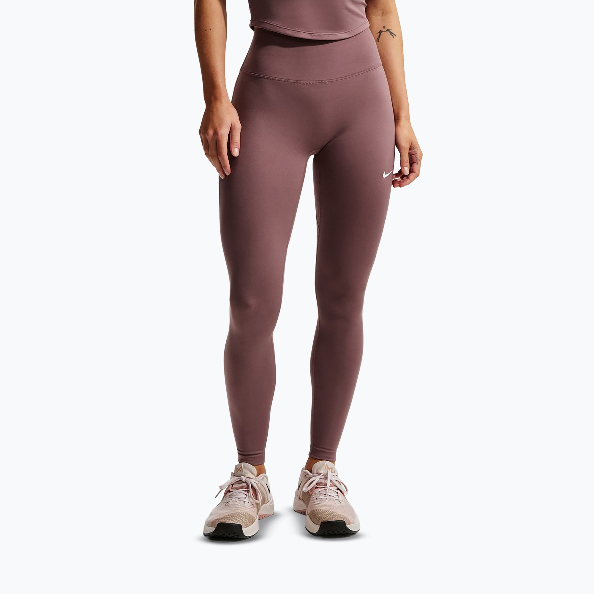Дамски клин Nike One Seamless Front High-Waisted tattoo/white