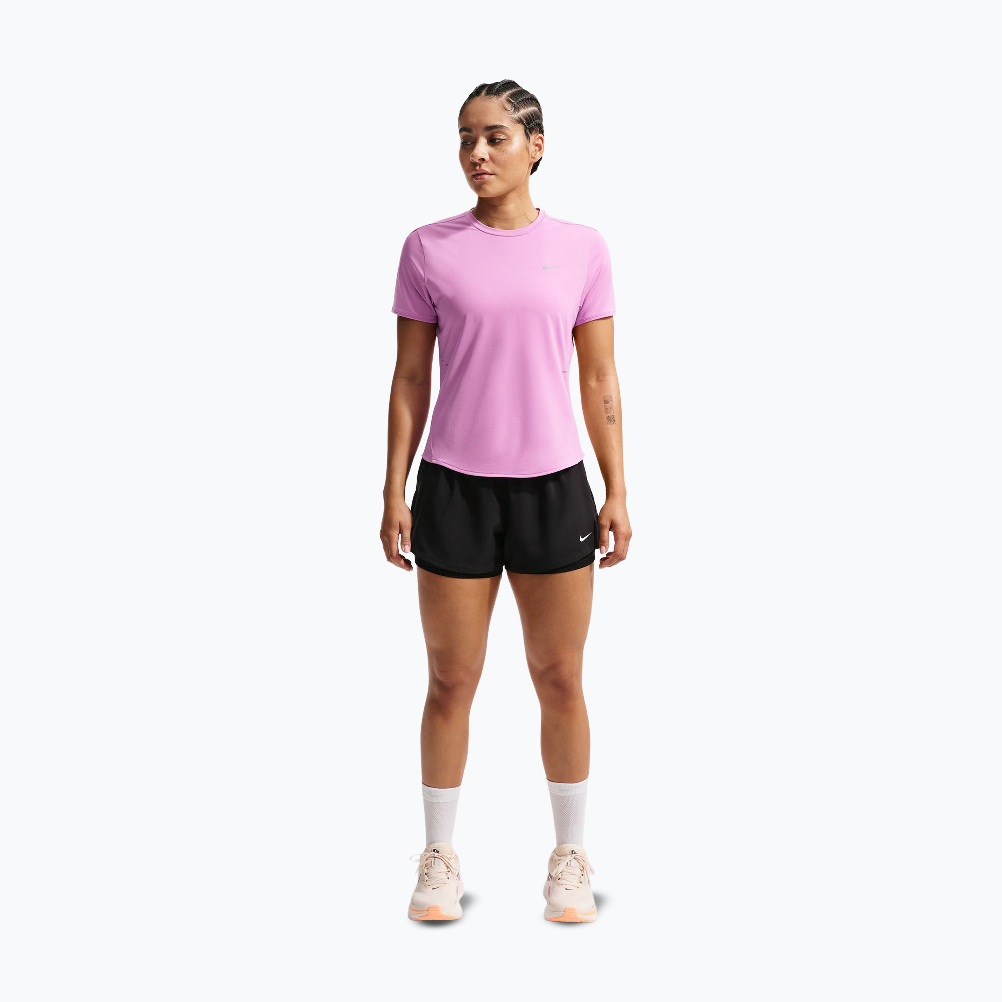 Koszulka do biegania damska Nike Swift Dri-Fit light magenta 